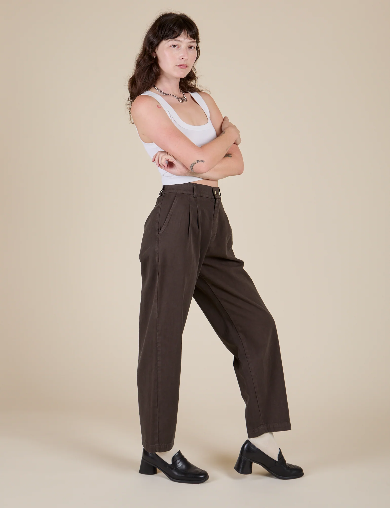 Heavyweight Trousers - Espresso Brown - Image 24