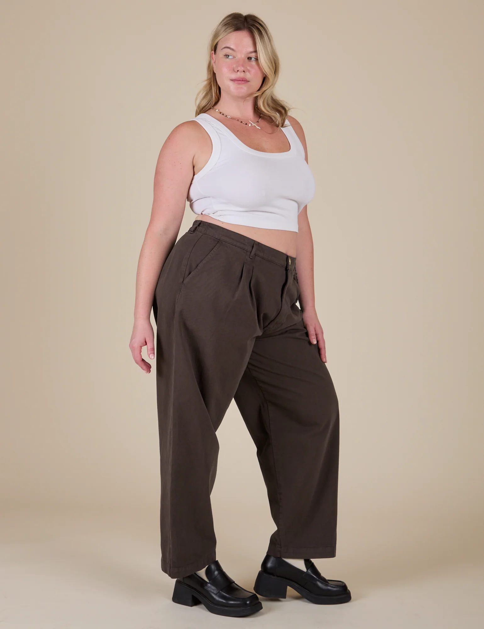 Heavyweight Trousers - Espresso Brown - Image 3