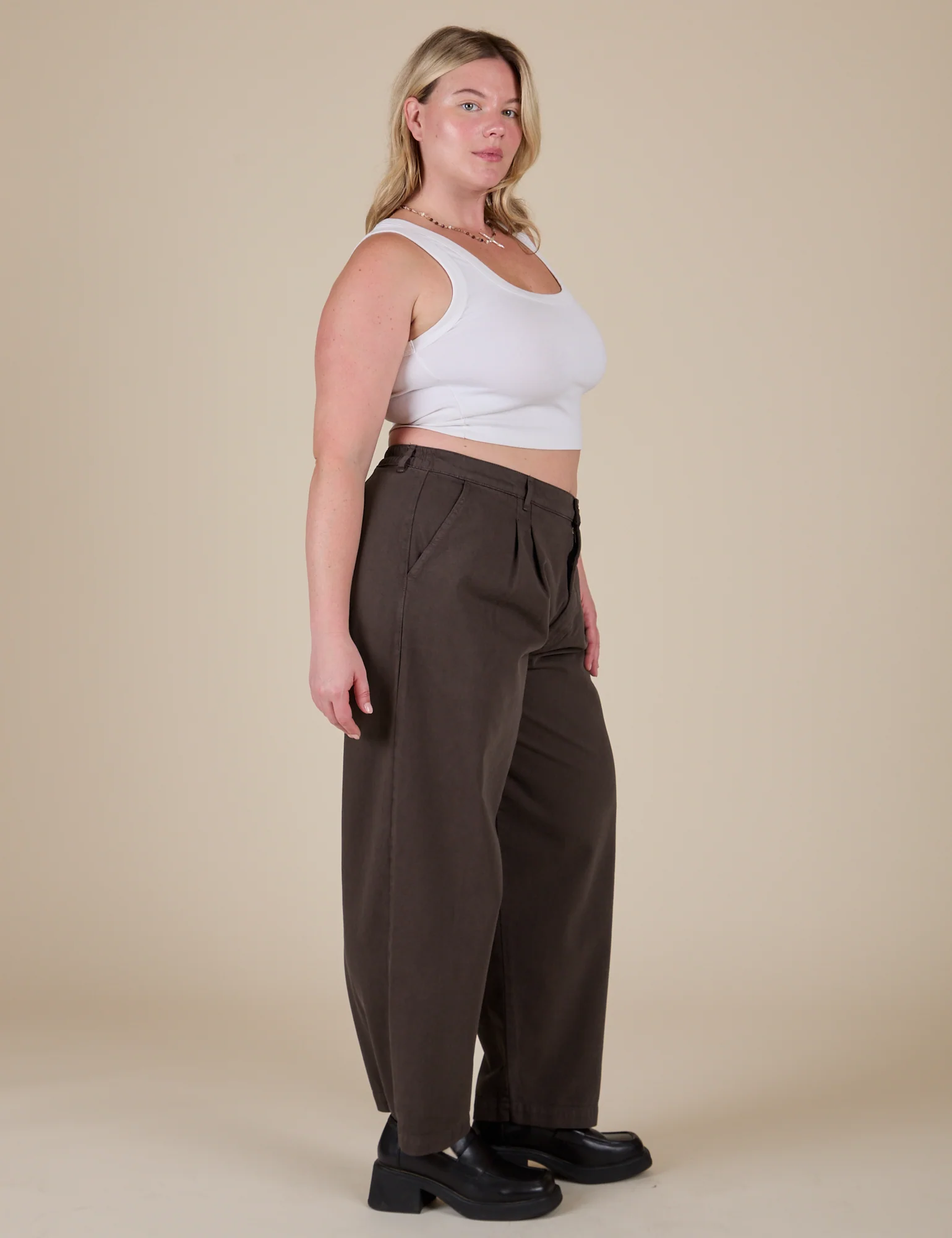 Heavyweight Trousers - Espresso Brown - Image 5