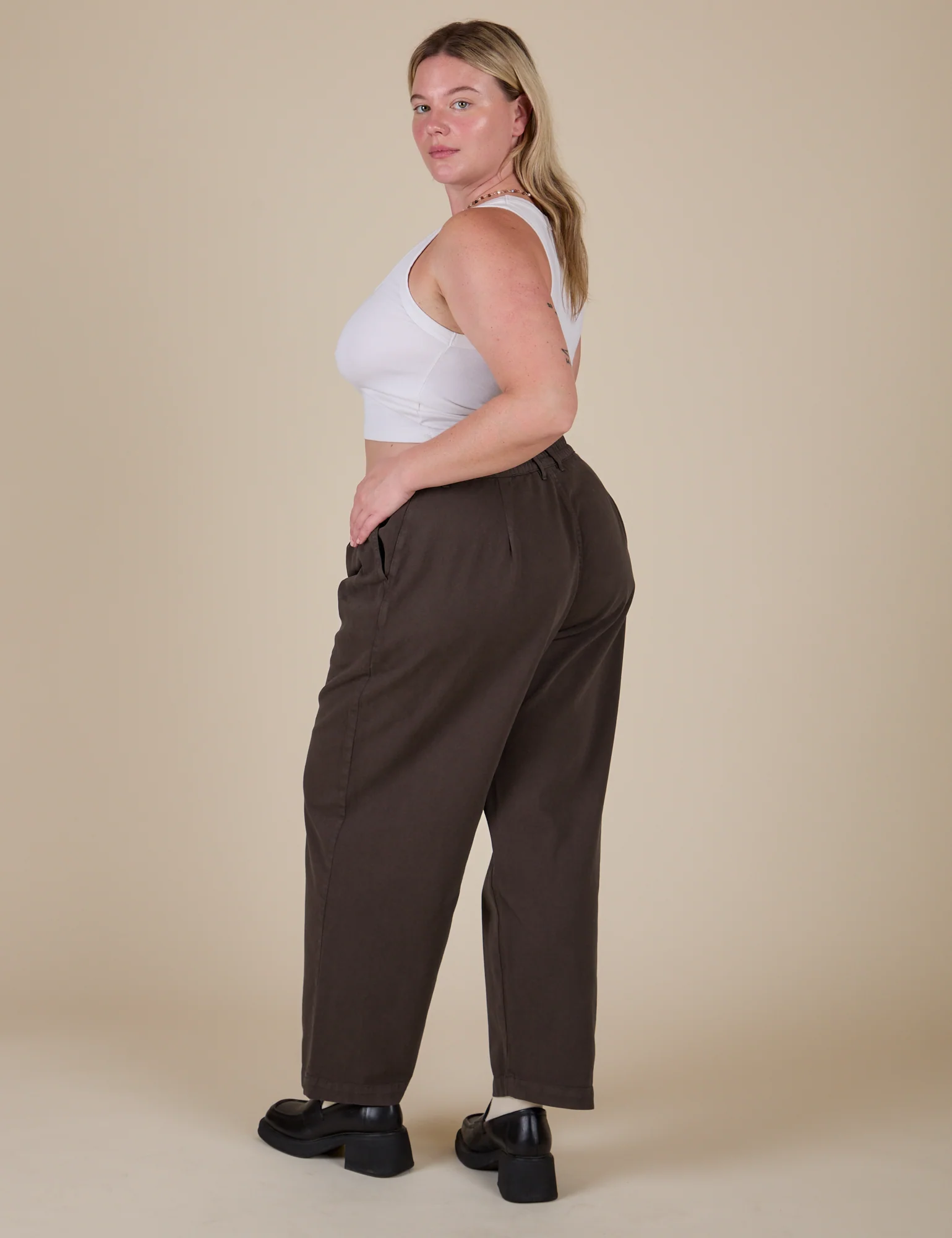 Heavyweight Trousers - Espresso Brown - Image 8