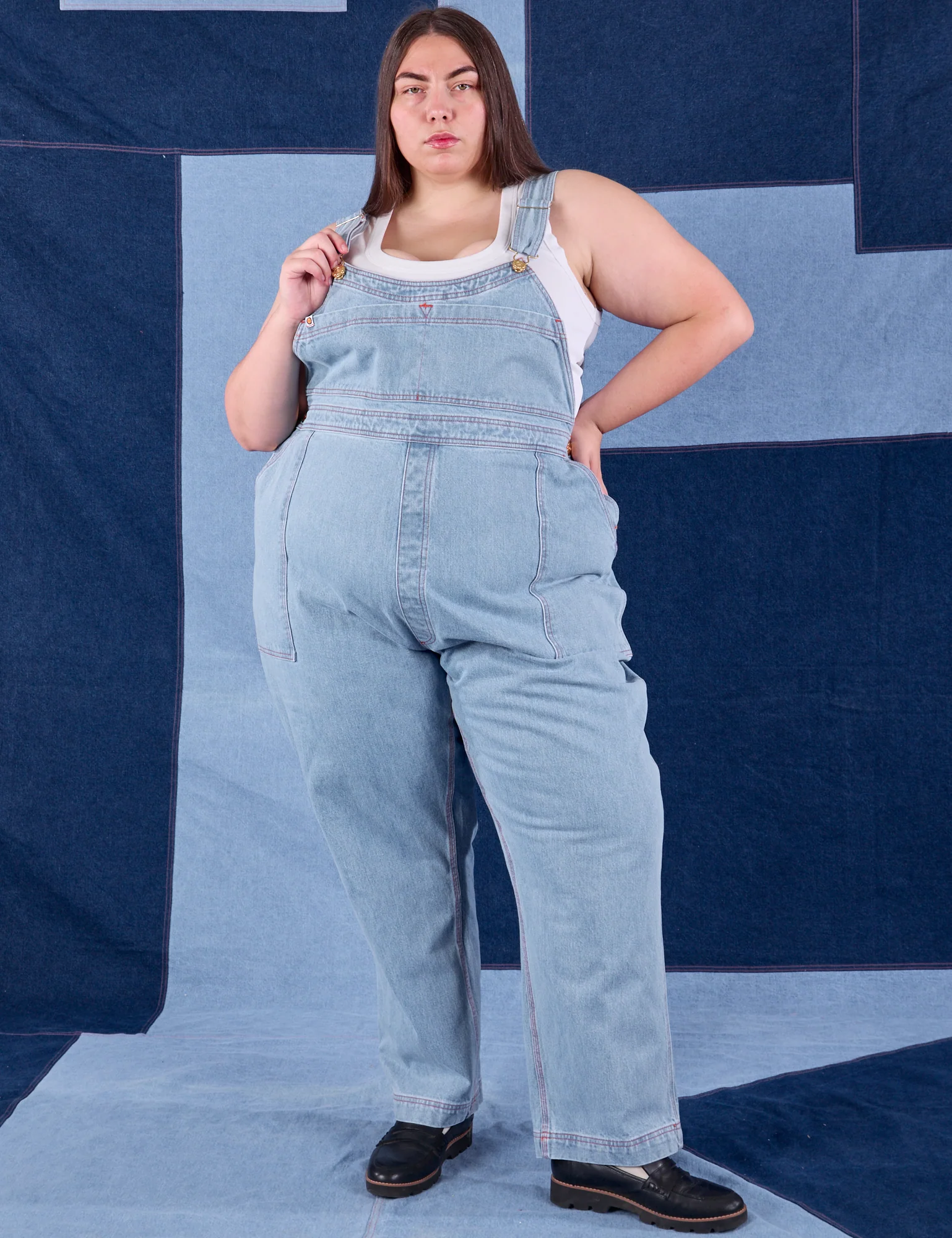 Indigo Denim Original Overalls - Light Wash - Image 13