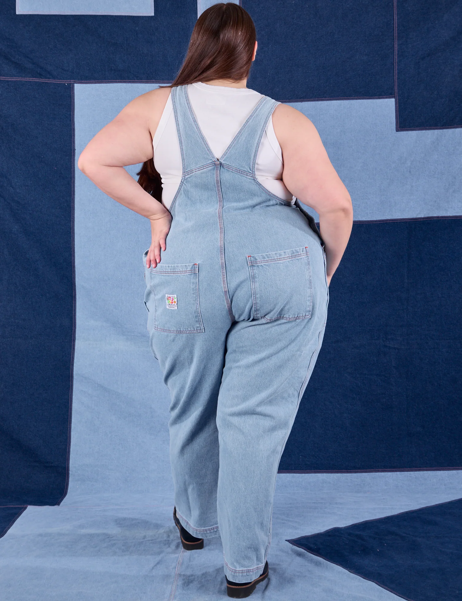 Indigo Denim Original Overalls - Light Wash - Image 16