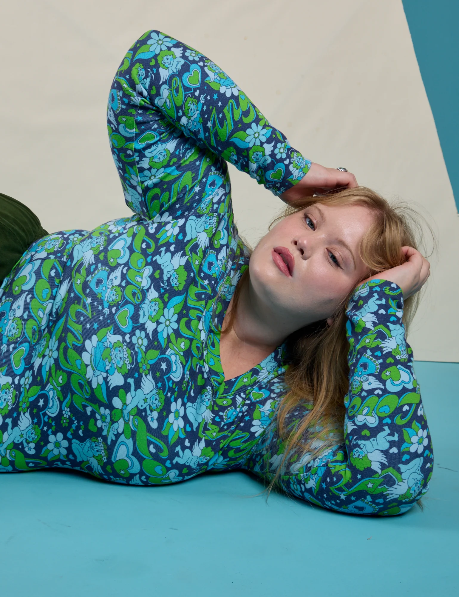 Long Sleeve Baby Tee - Angel Print - Image 9