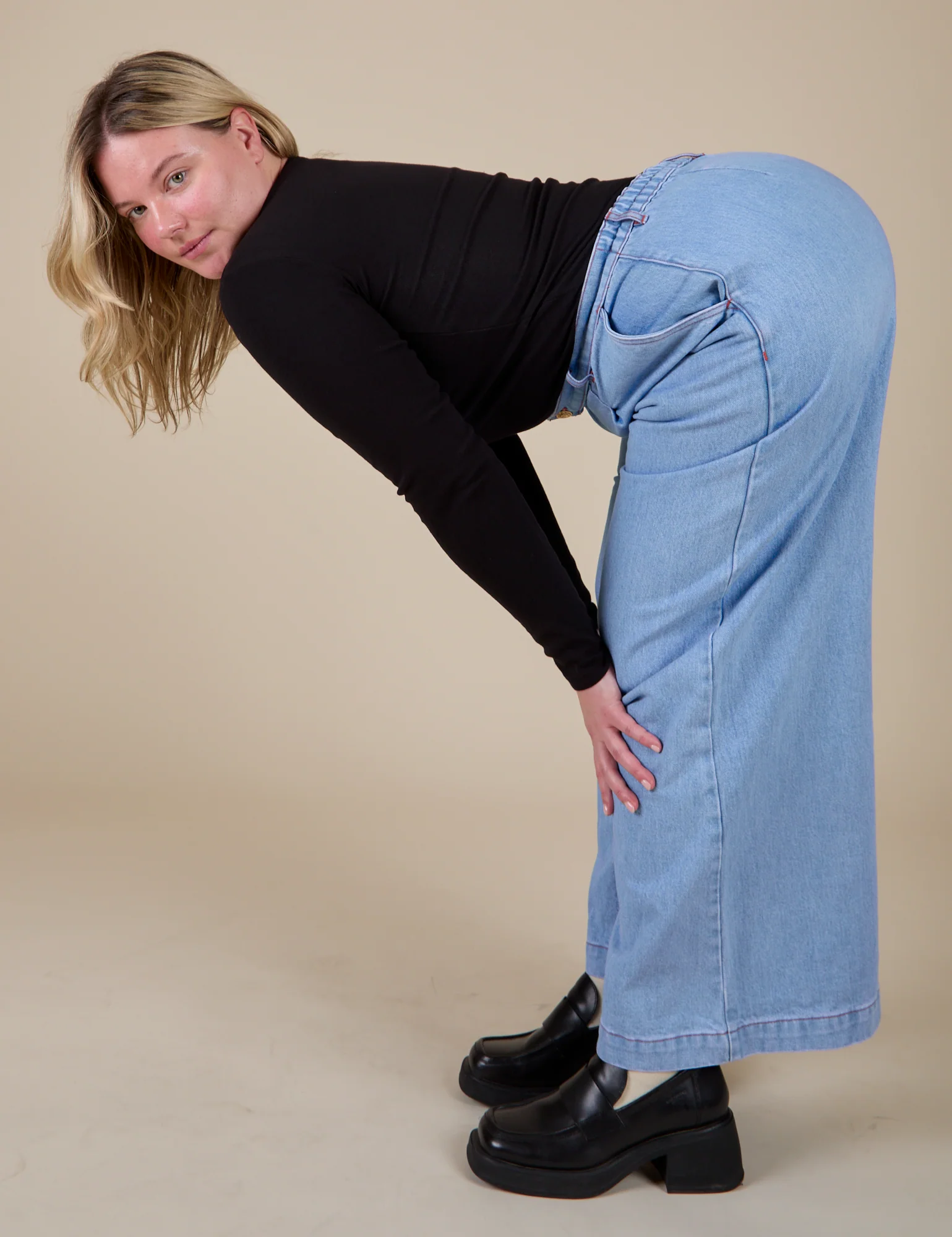 Long Sleeve Baby Tee - Basic Black - Image 33