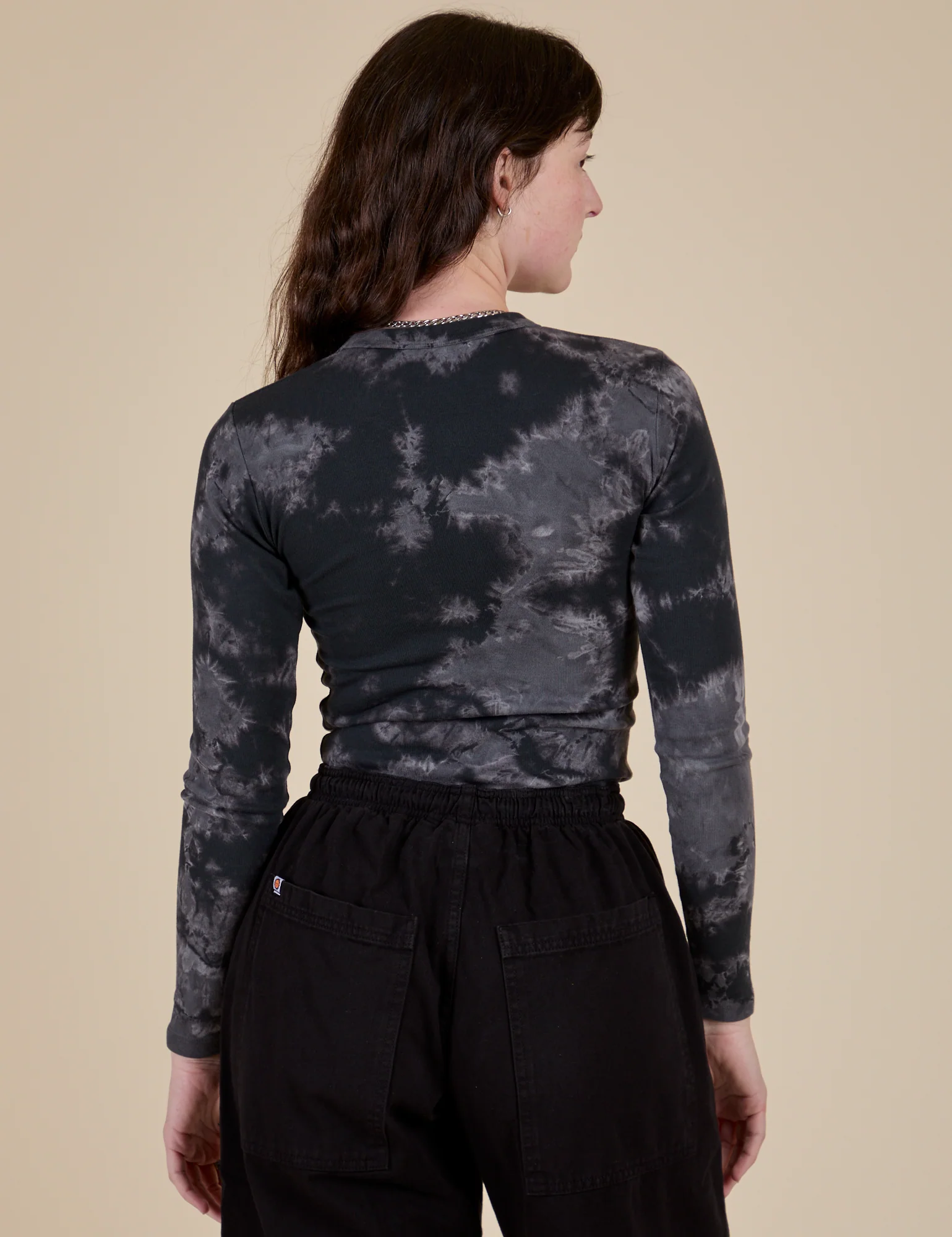 Long Sleeve Baby Tee - Black Magic Waters - Image 14