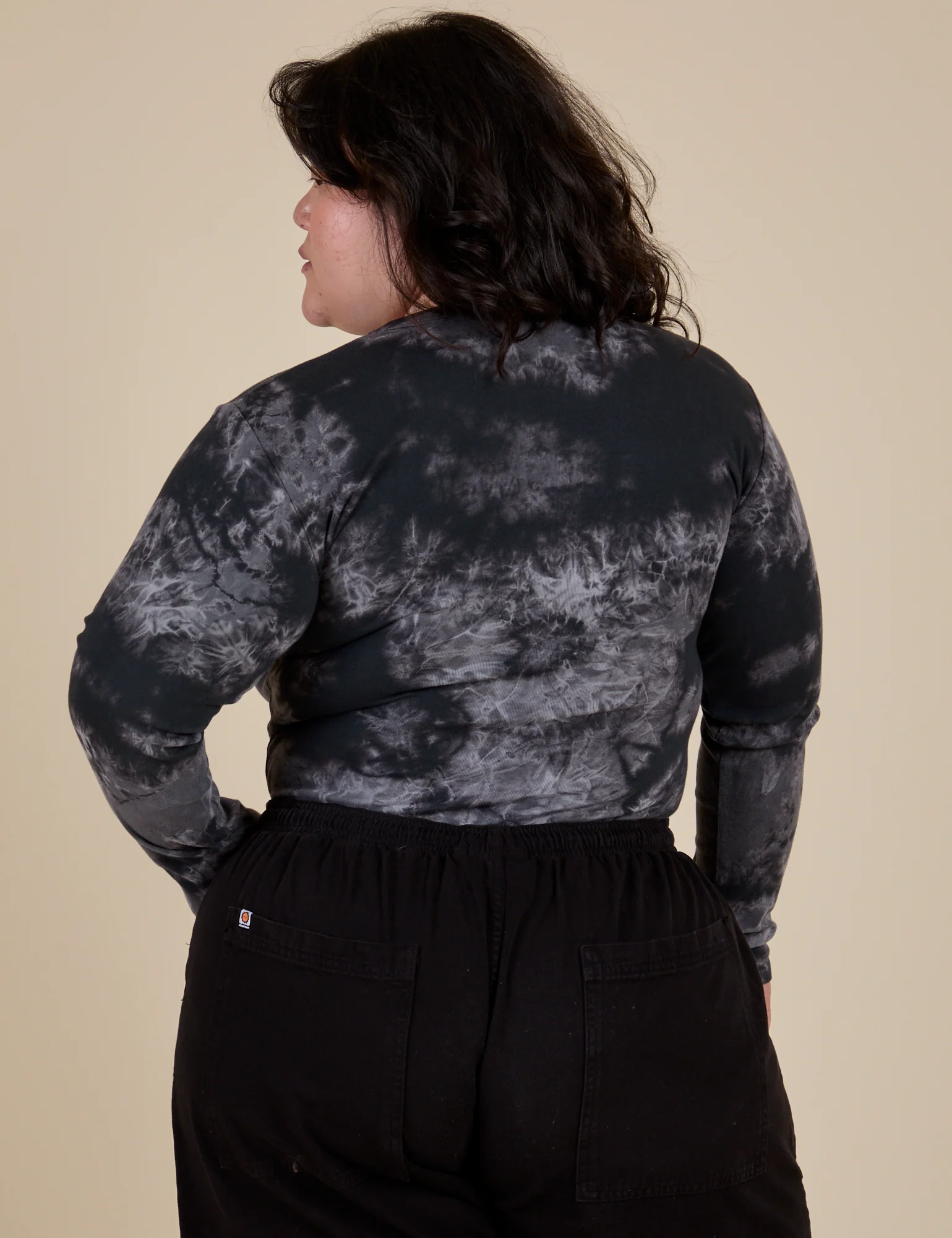 Long Sleeve Baby Tee - Black Magic Waters - Image 7