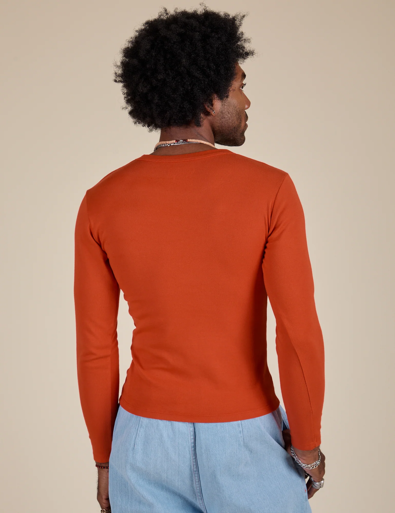 Long Sleeve Baby Tee - Chili Red - Image 17