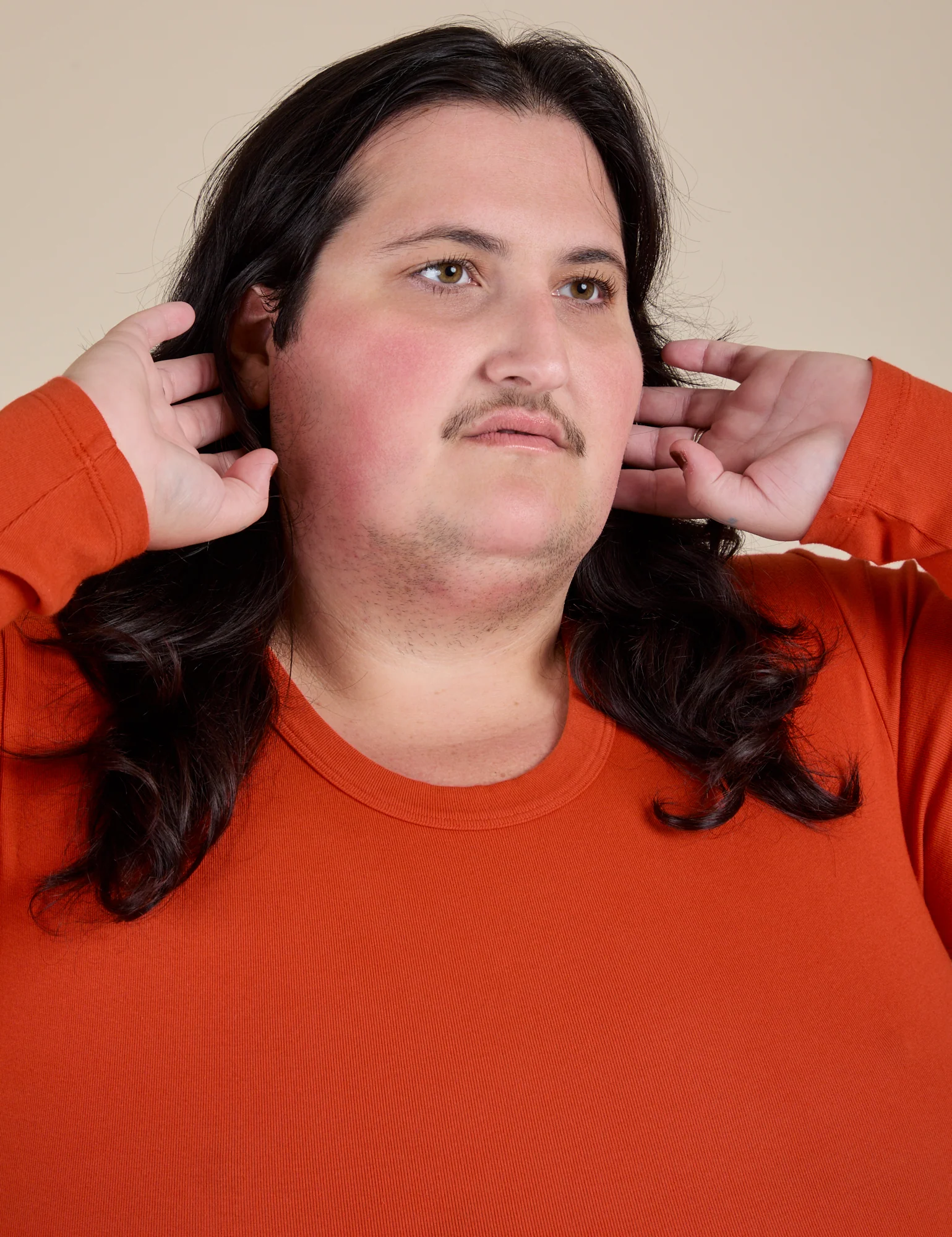 Long Sleeve Baby Tee - Chili Red - Image 28