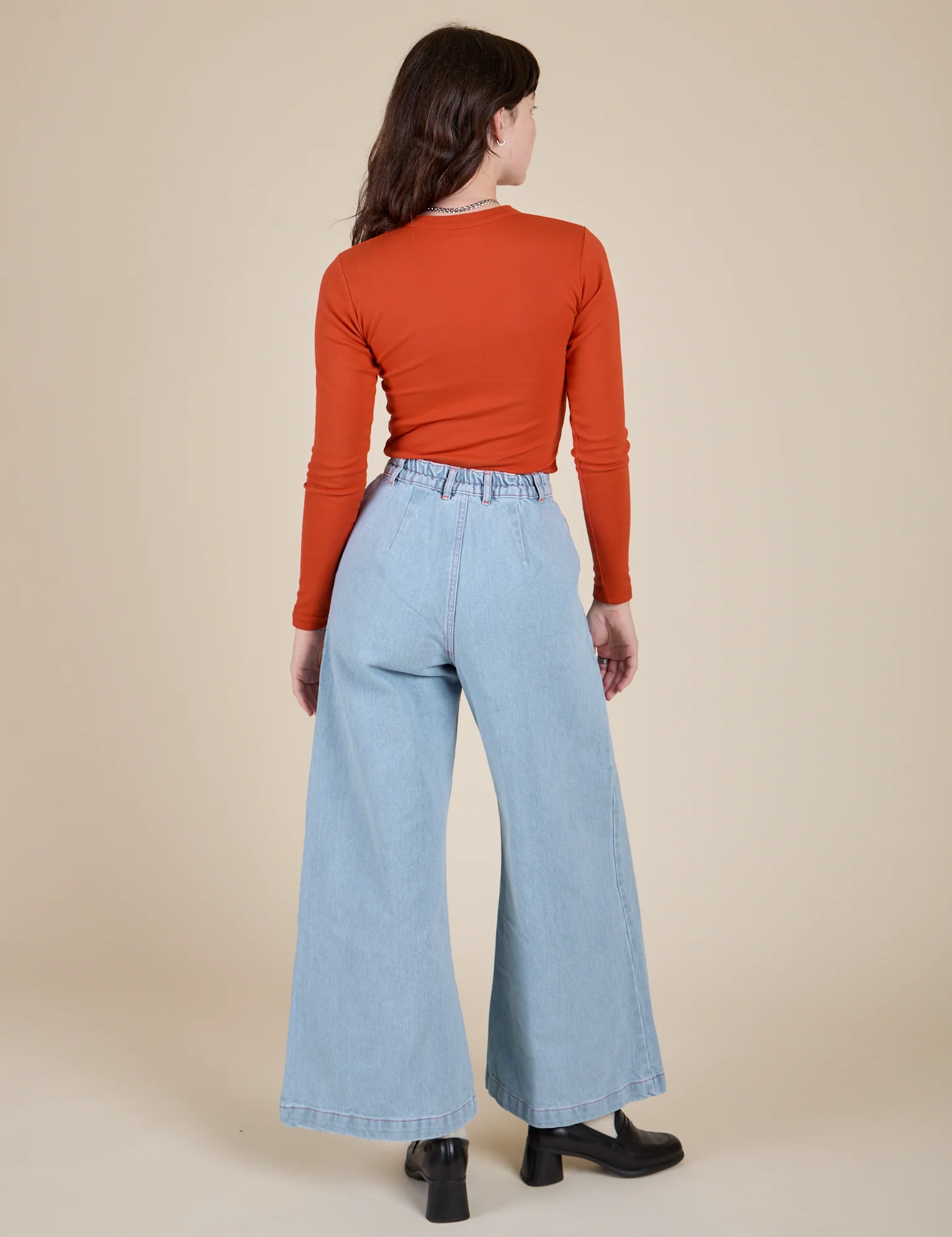 Long Sleeve Baby Tee - Chili Red - Image 9