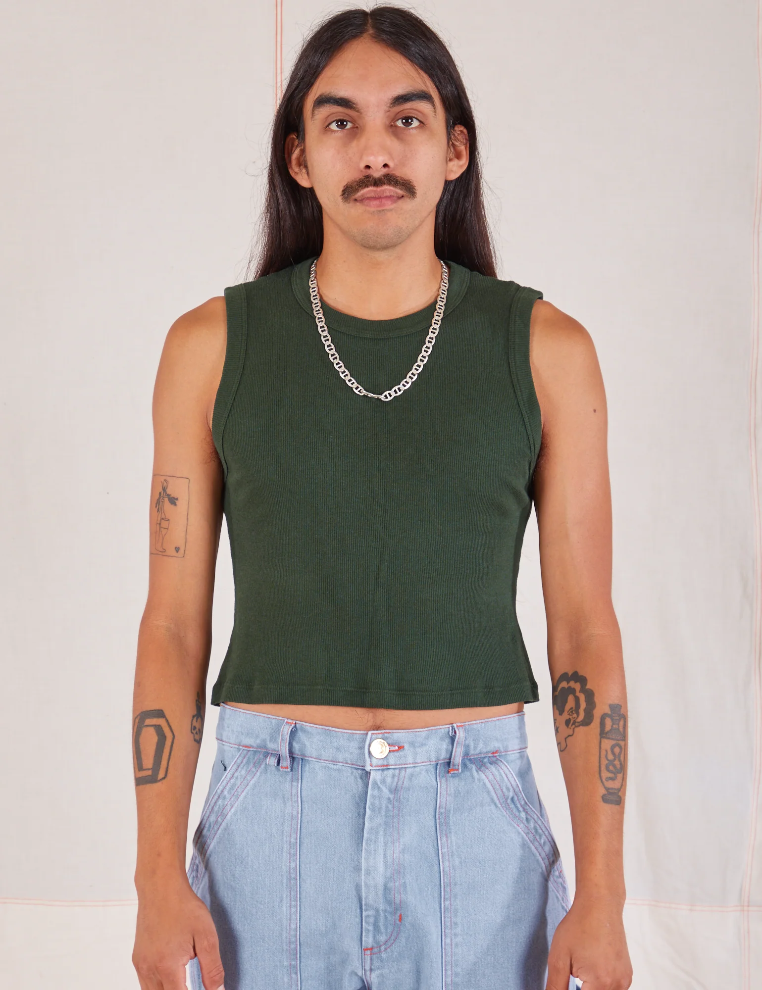 Muscle Tee - Swamp Green - Image 13