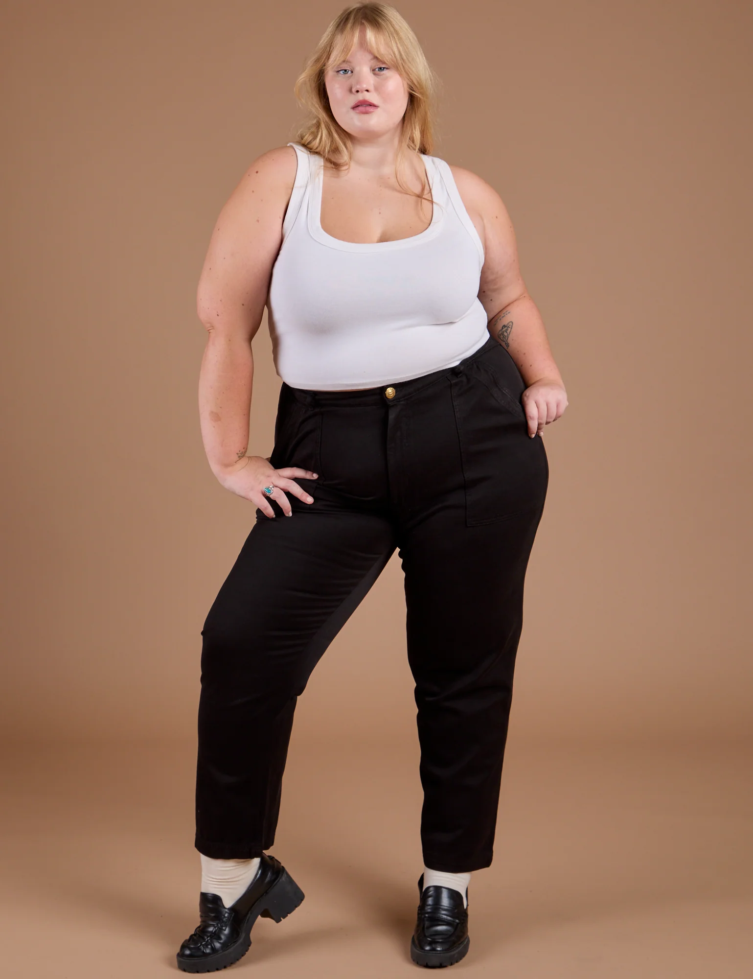 Organic Work Pants - Basic Black - Image 10