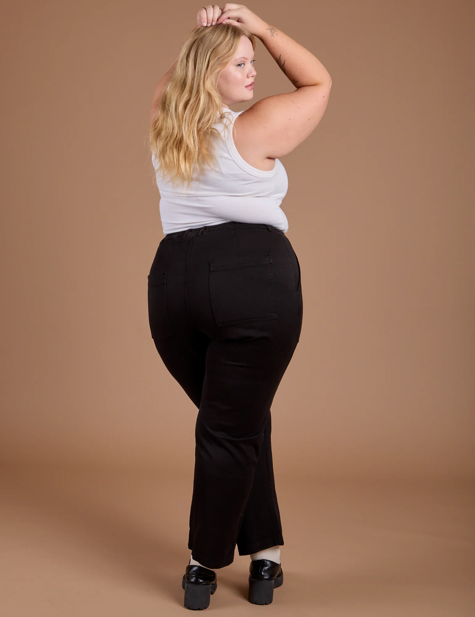 Organic Work Pants - Basic Black - Image 13