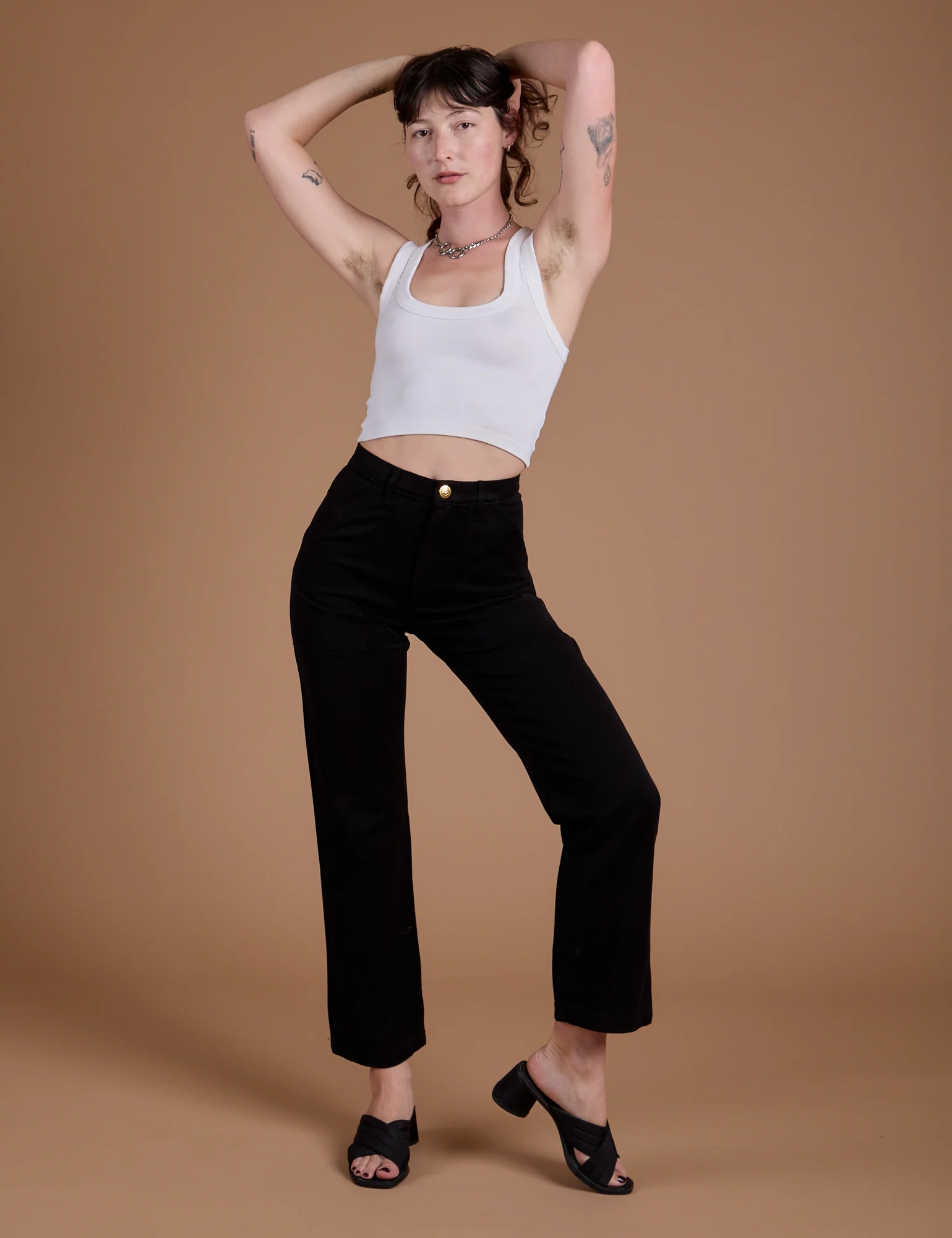 Organic Work Pants - Basic Black - Image 5