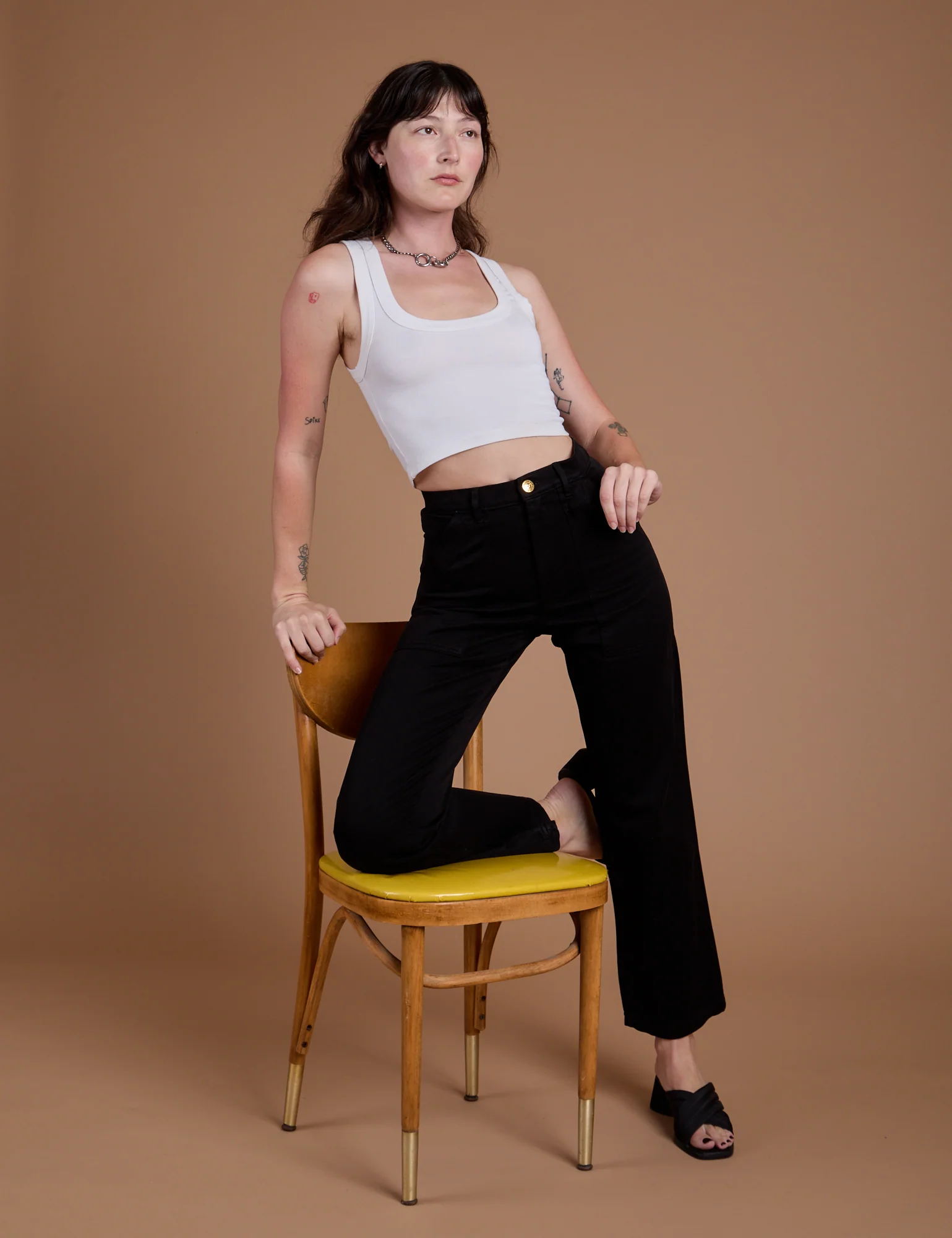 Organic Work Pants - Basic Black - Image 8