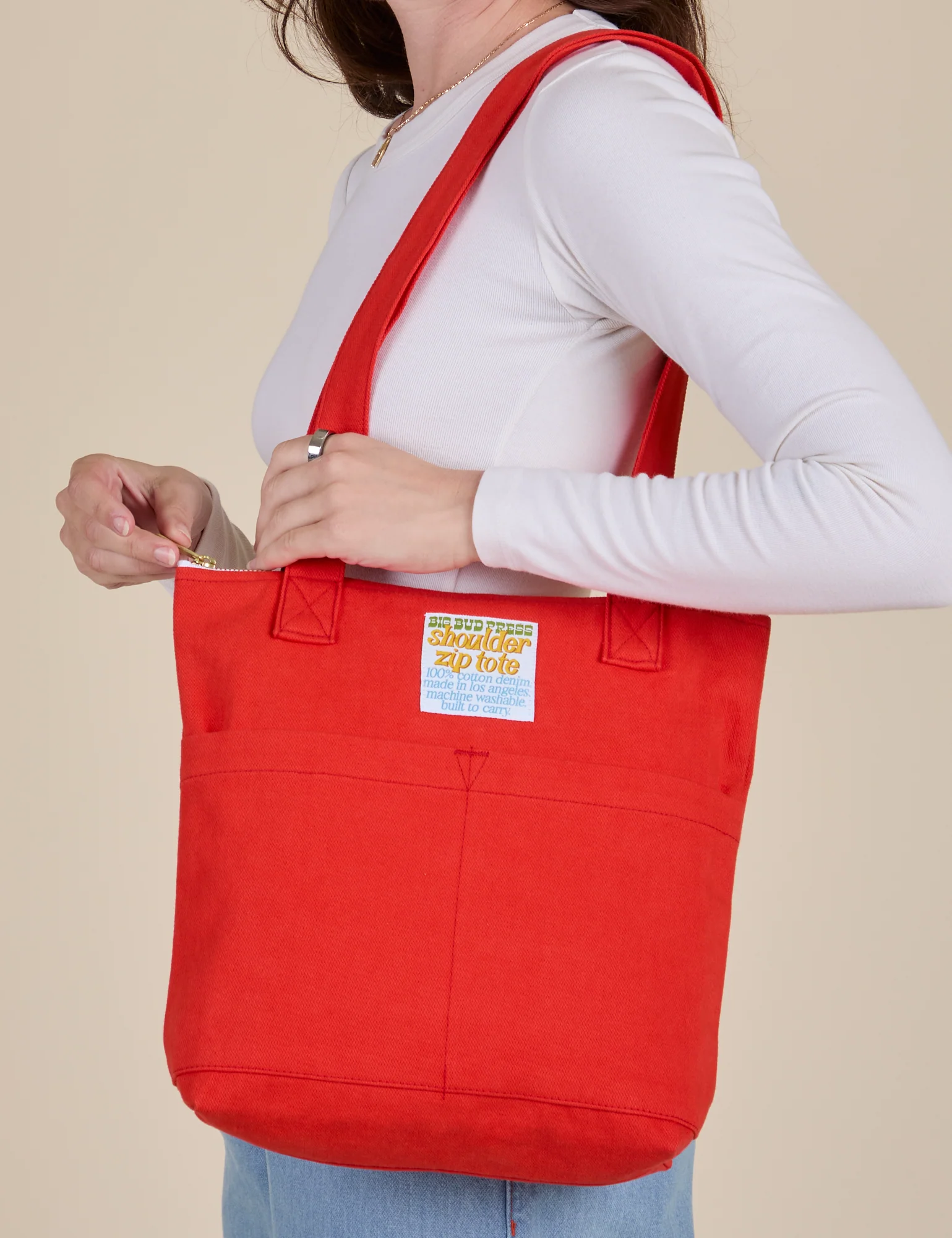 Over-Shoulder Zip Mini Tote - Image 14
