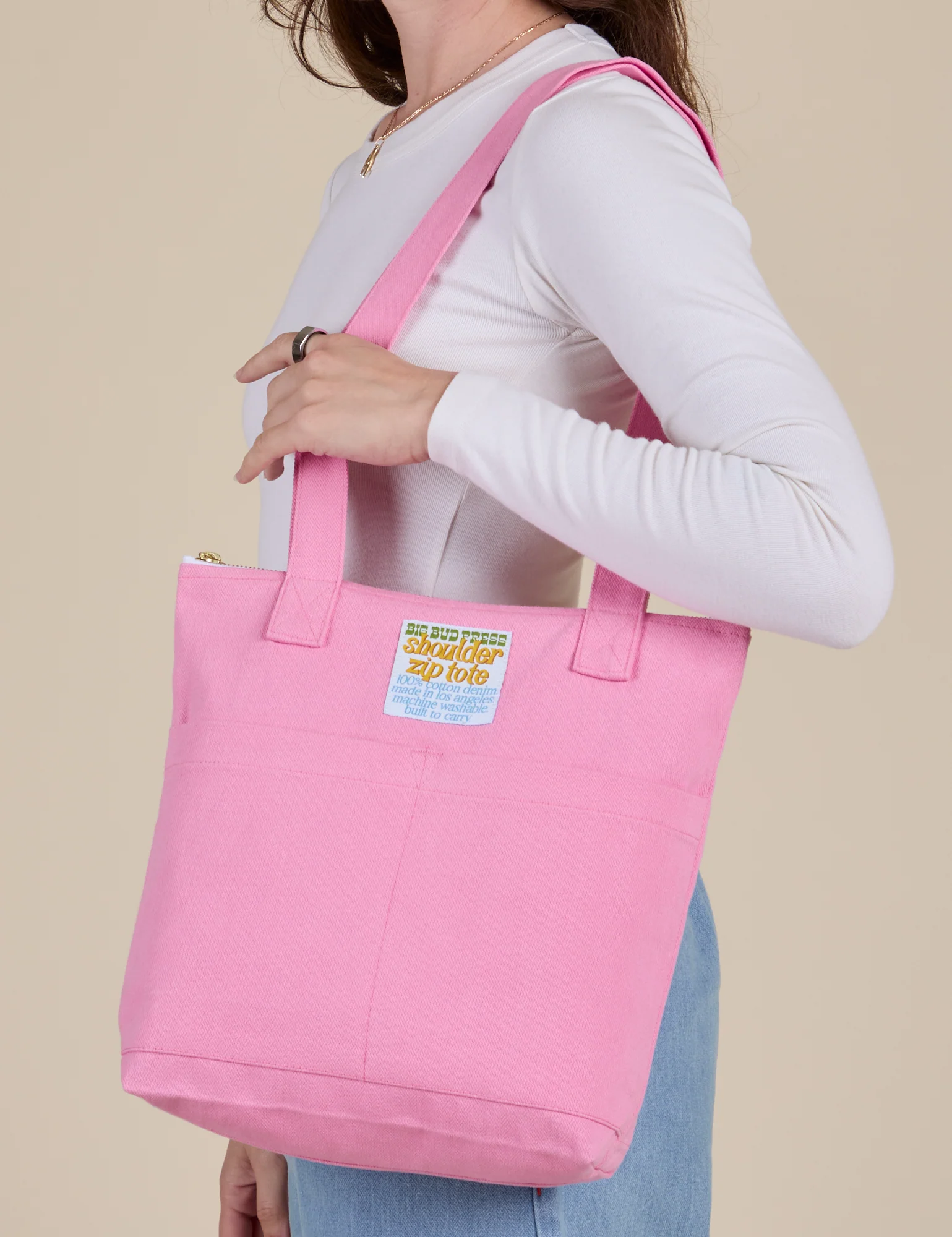 Over-Shoulder Zip Mini Tote - Image 6