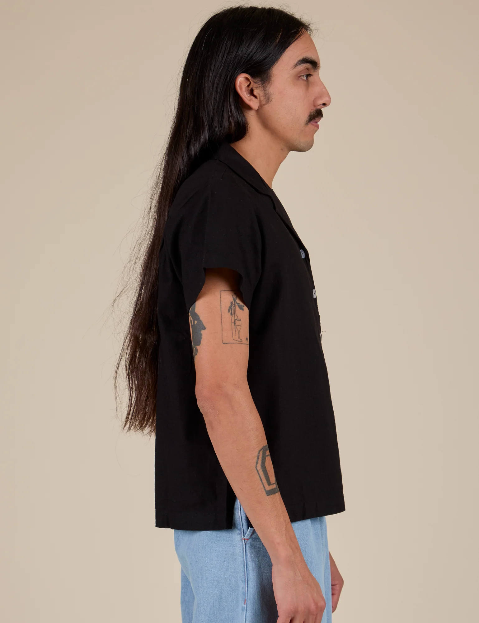 Pantry Button-Up - Basic Black - Image 15