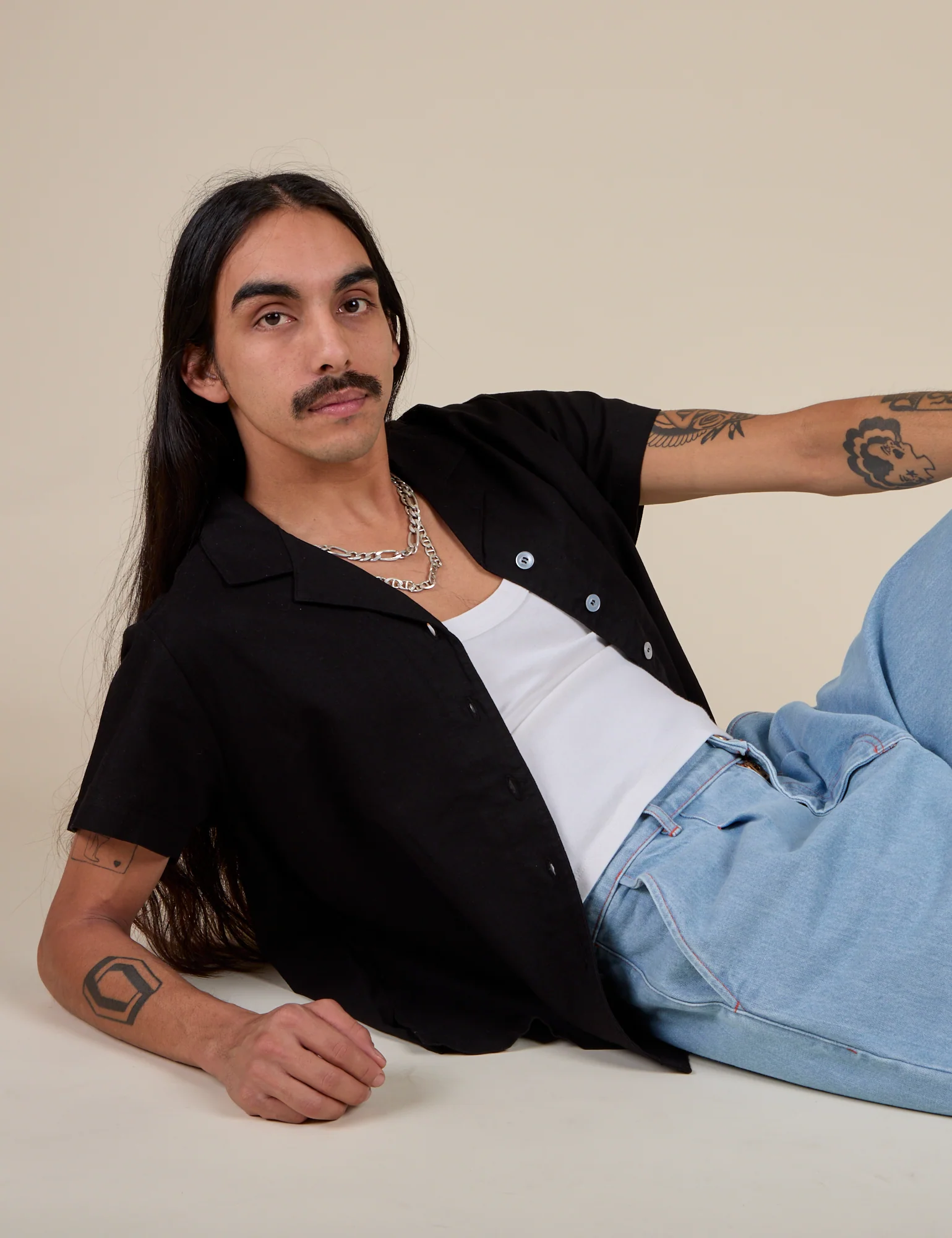 Pantry Button-Up - Basic Black - Image 17