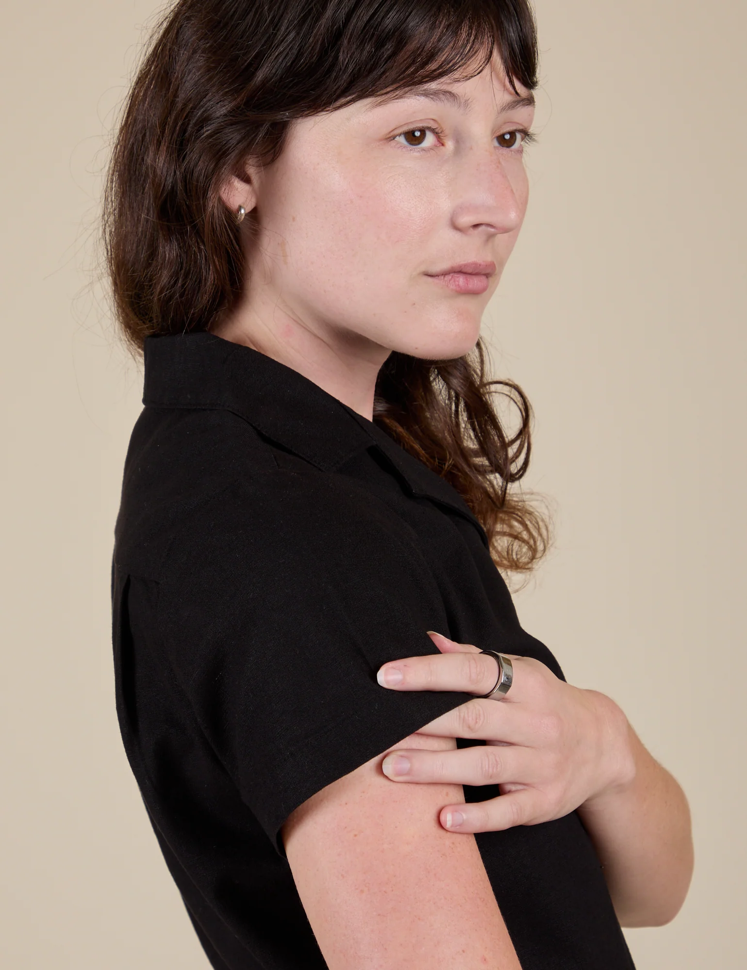 Pantry Button-Up - Basic Black - Image 23