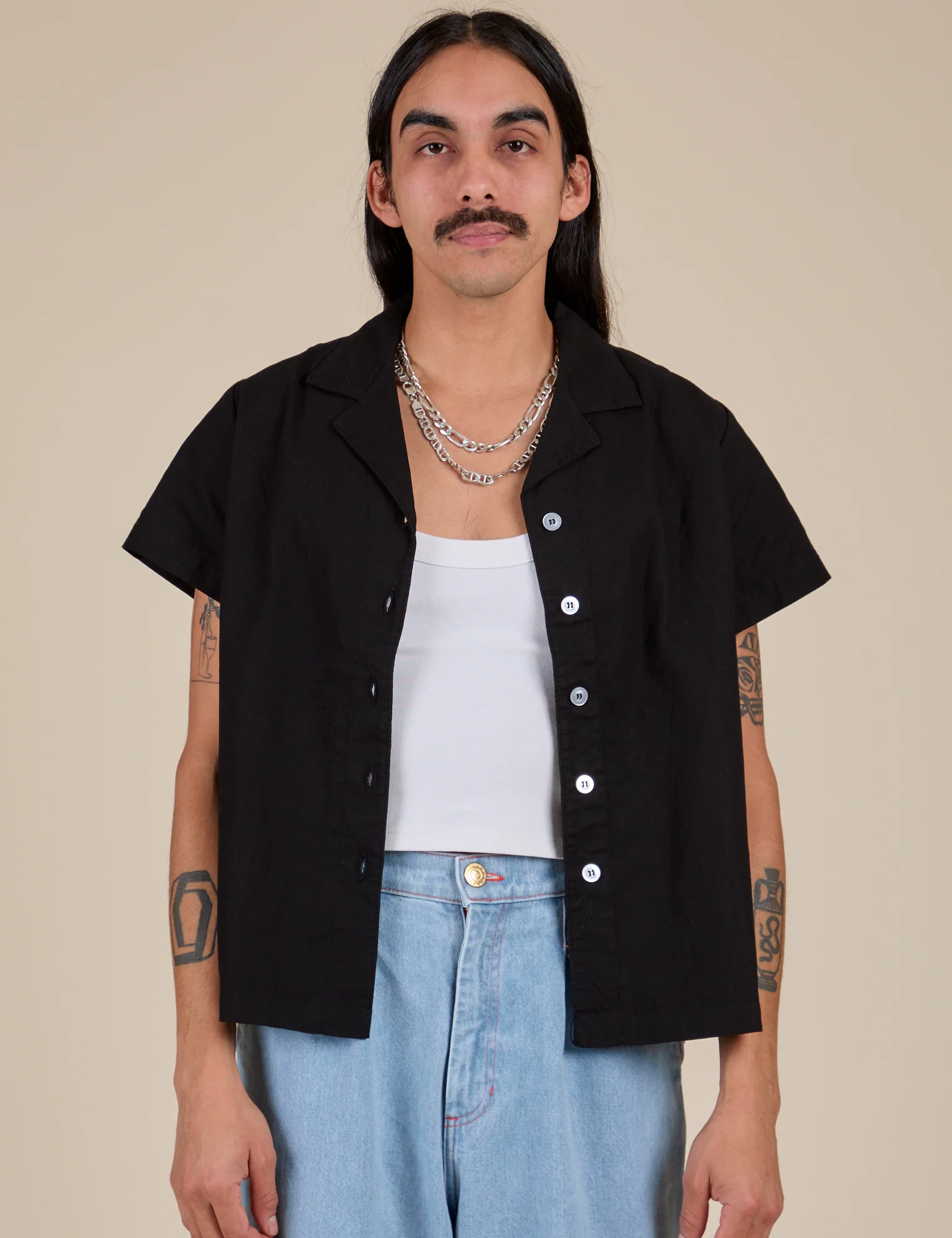 Pantry Button-Up - Basic Black - Image 9