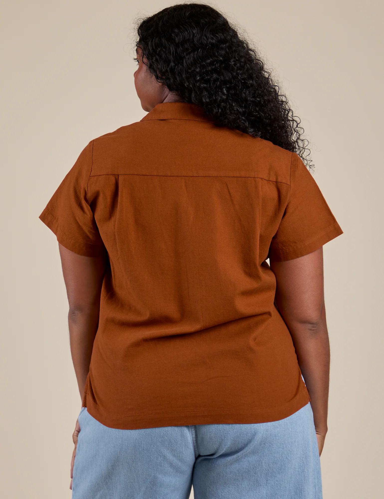 Pantry Button-Up - Burnt Terracotta - Image 16