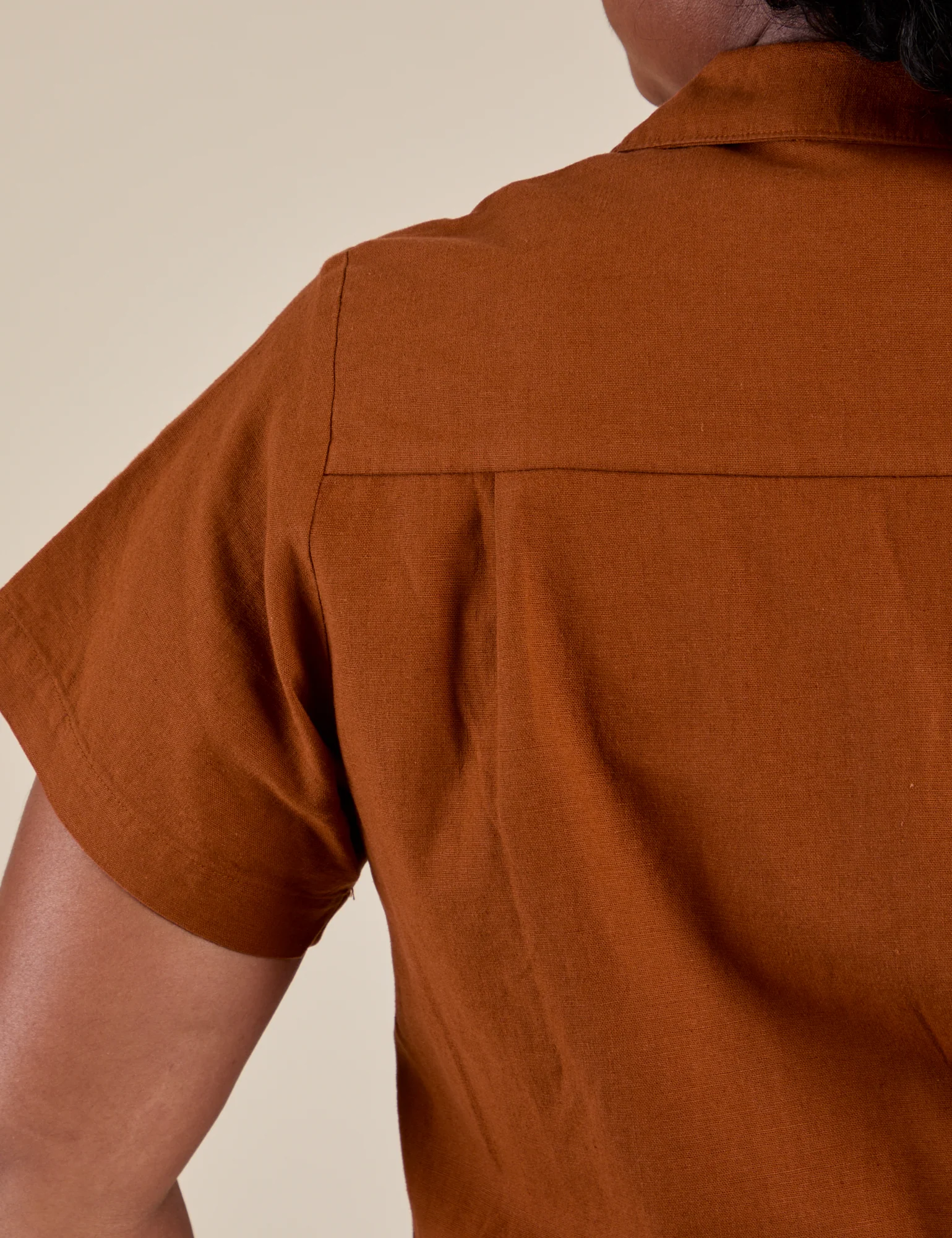 Pantry Button-Up - Burnt Terracotta - Image 17