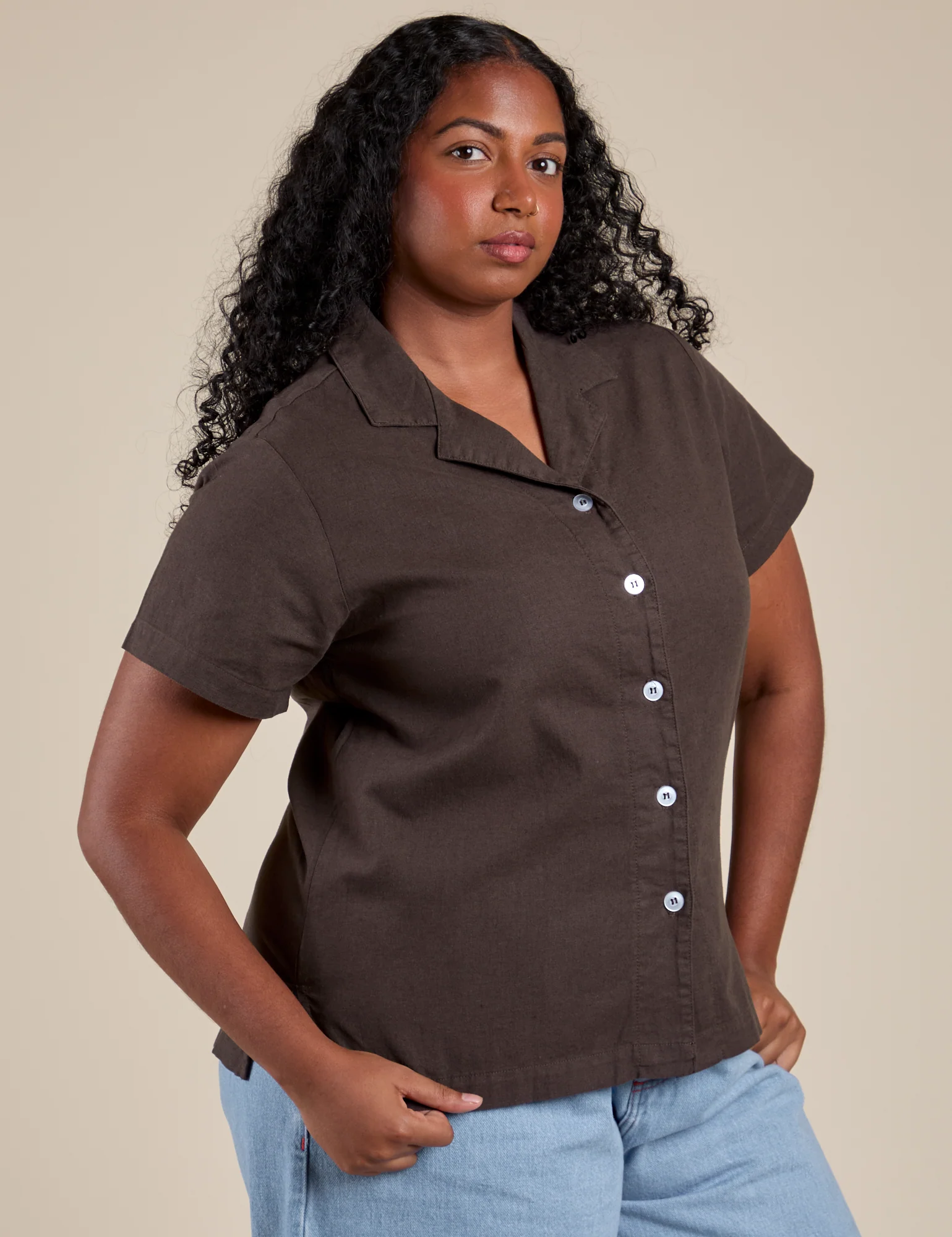 Pantry Button-Up - Espresso Brown - Image 16
