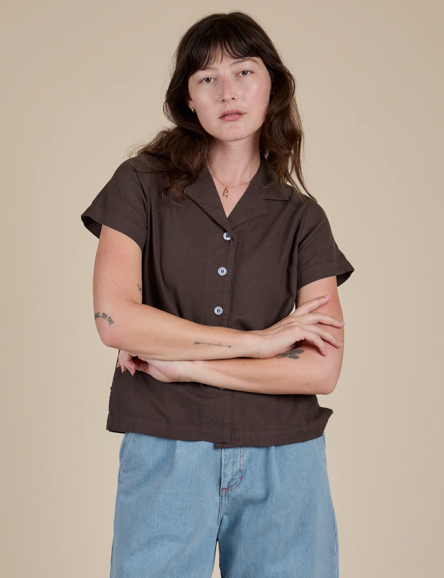 Pantry Button-Up - Espresso Brown - Image 22