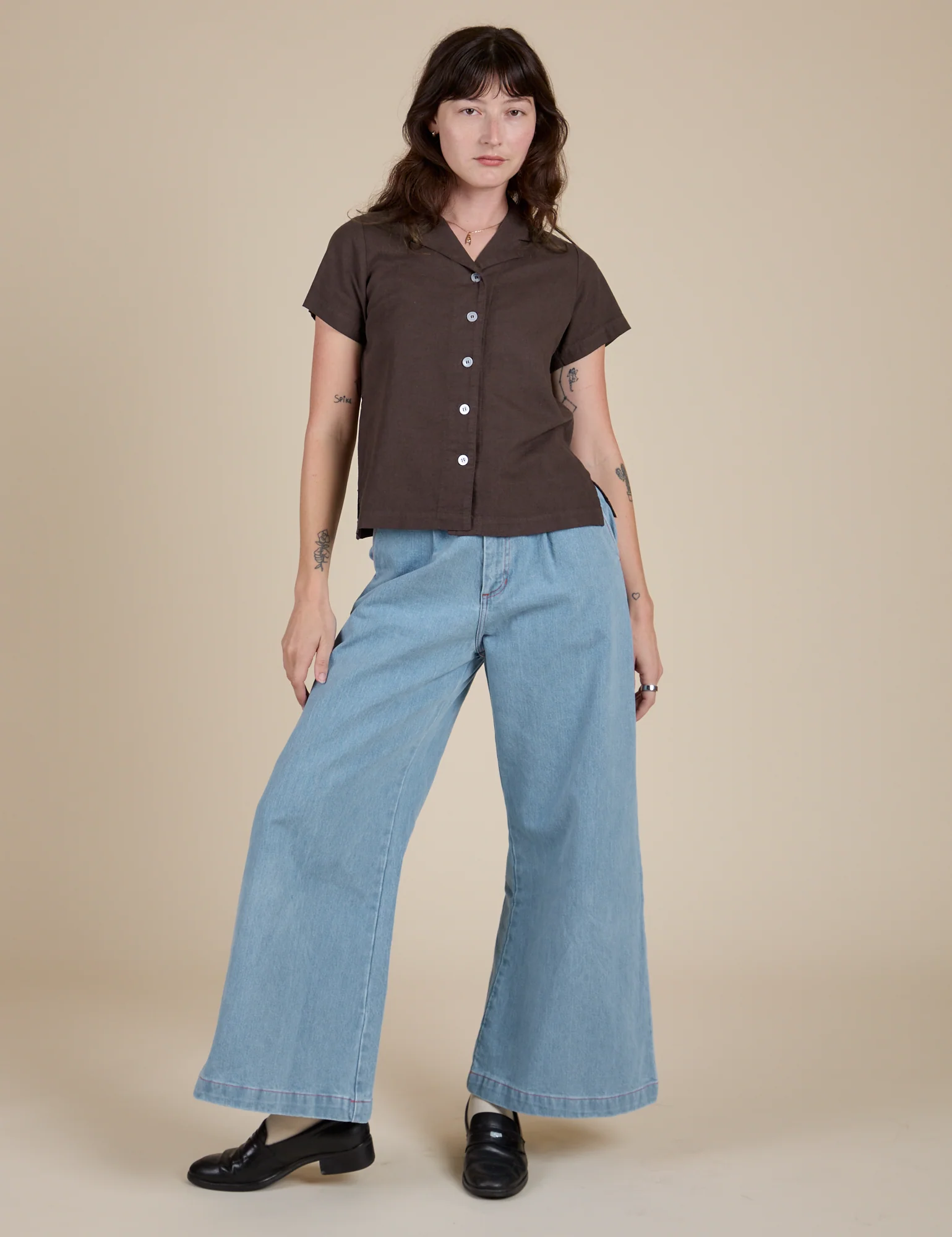 Pantry Button-Up - Espresso Brown - Image 23