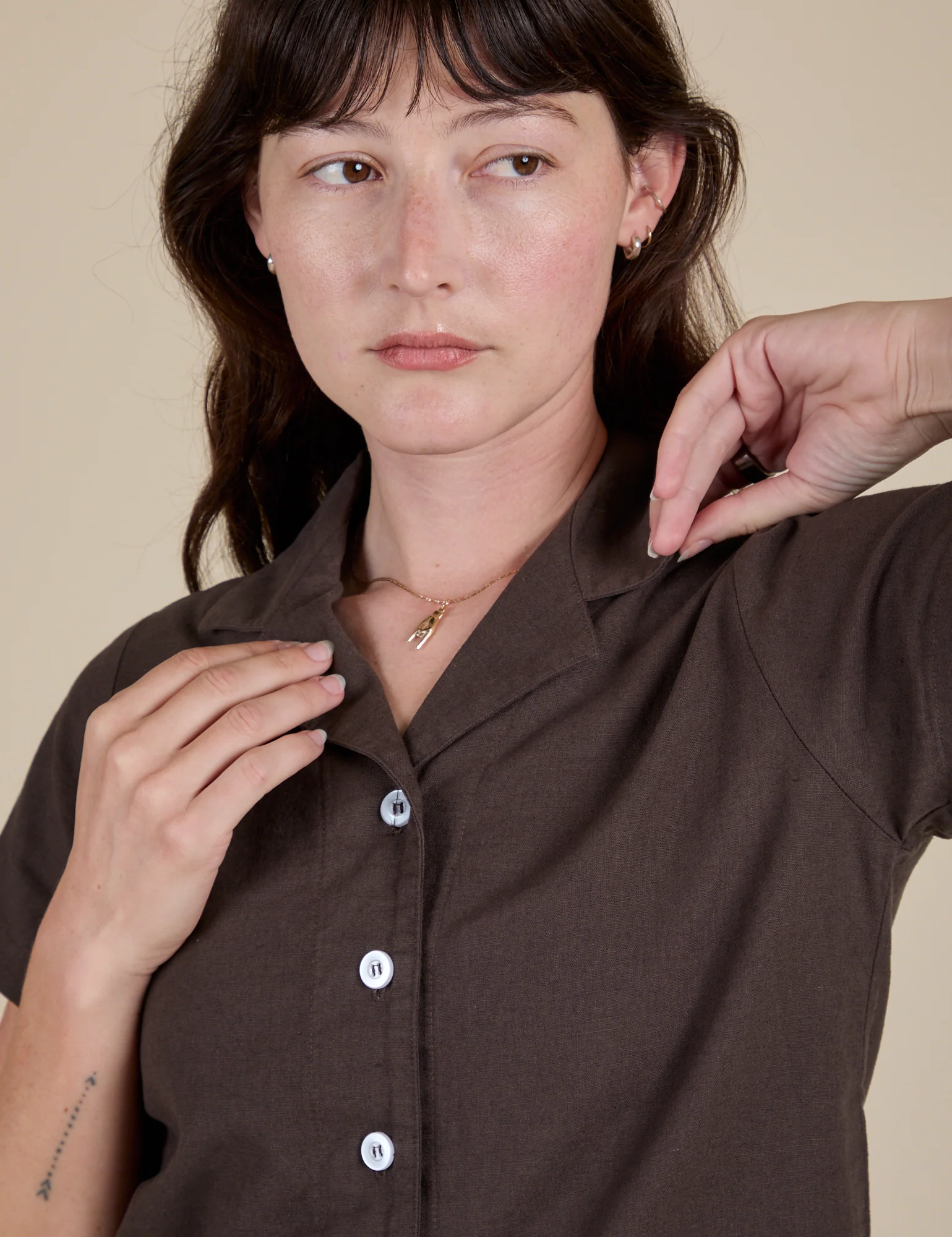 Pantry Button-Up - Espresso Brown - Image 24