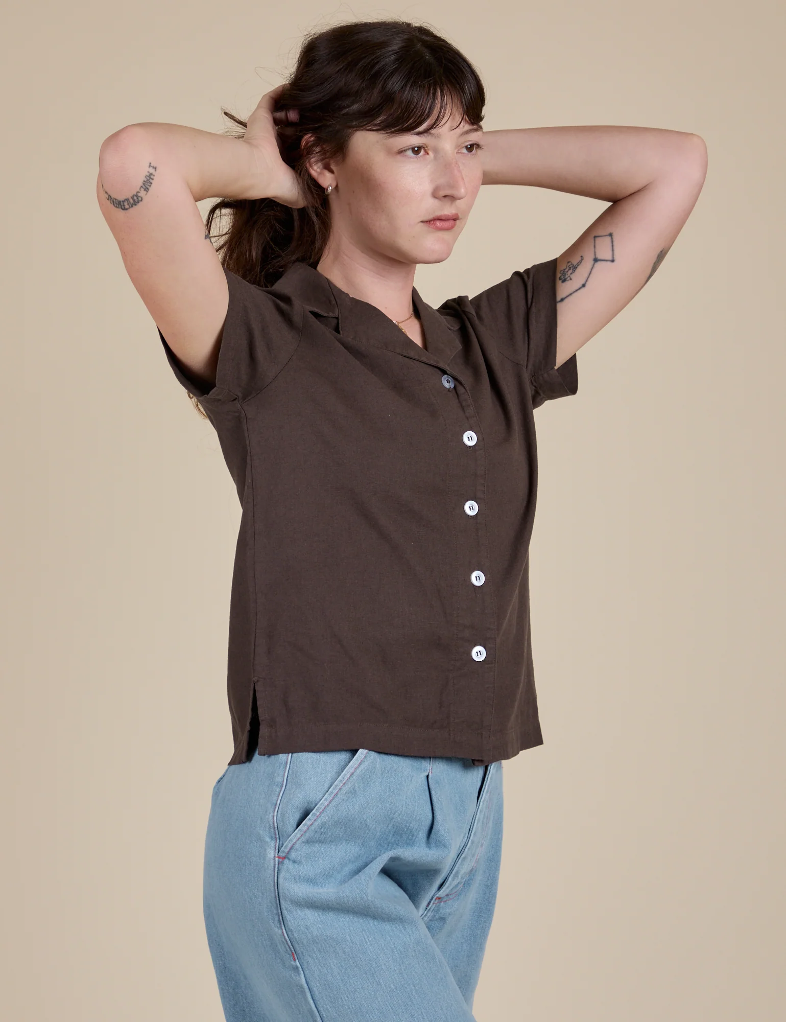 Pantry Button-Up - Espresso Brown - Image 25