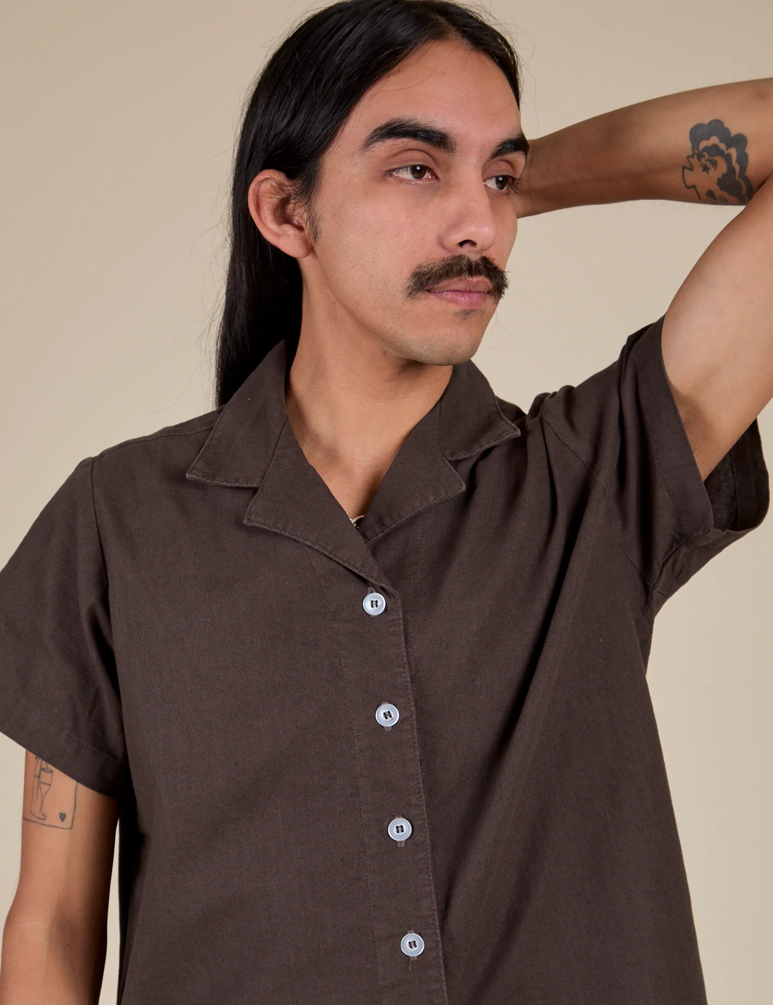 Pantry Button-Up - Espresso Brown - Image 4