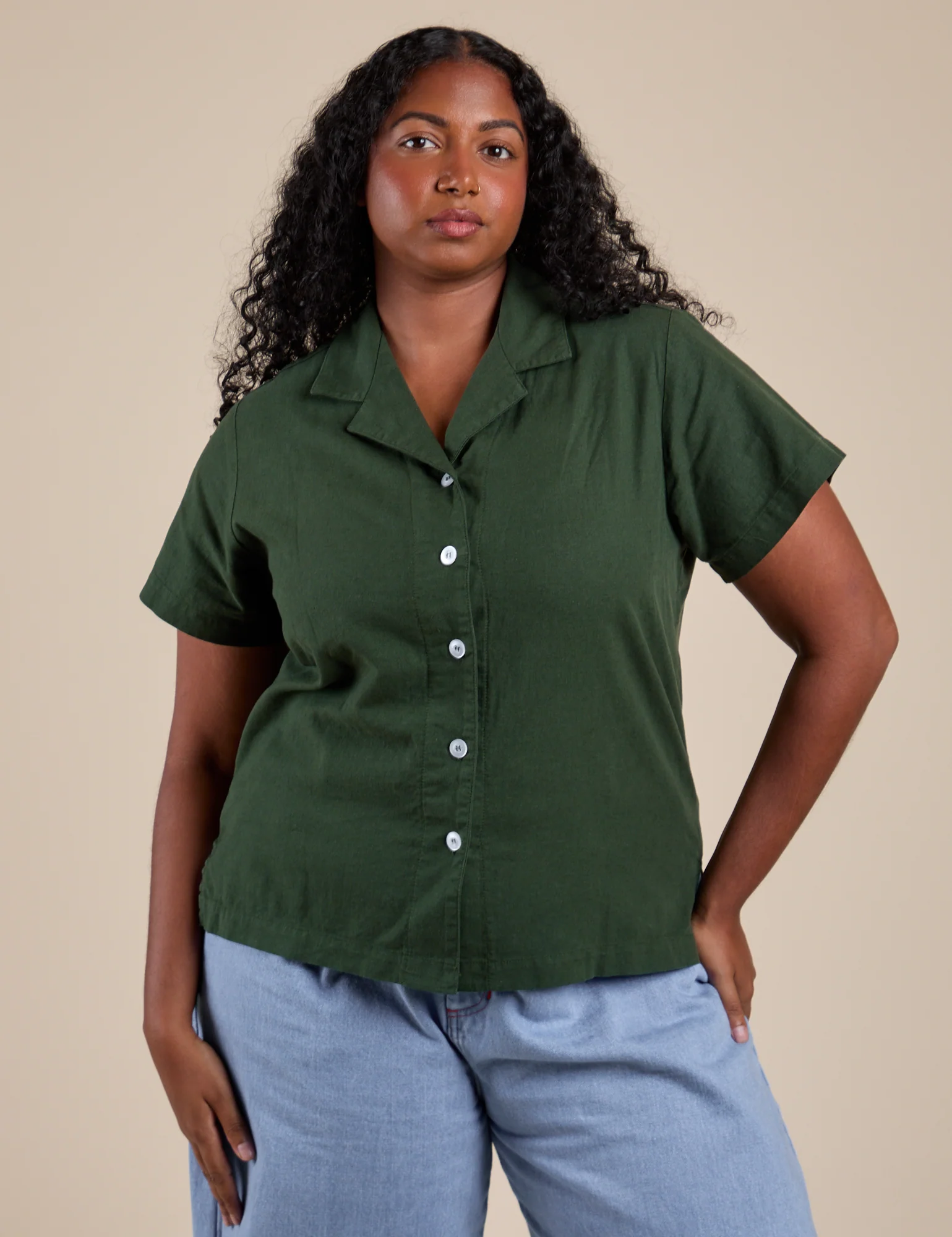 Pantry Button-Up - Swamp Green - Image 14