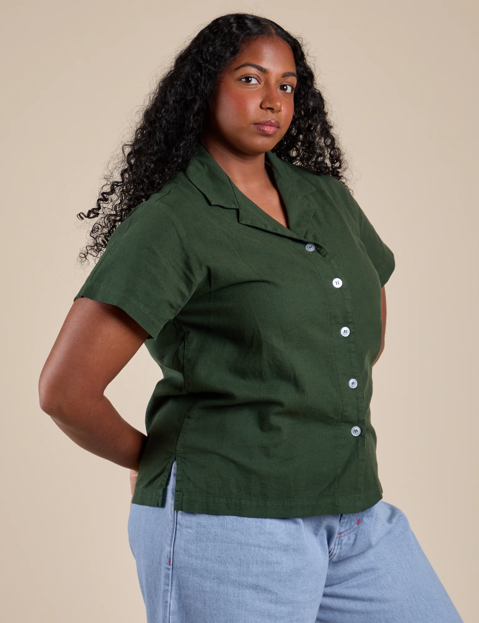 Pantry Button-Up - Swamp Green - Image 15