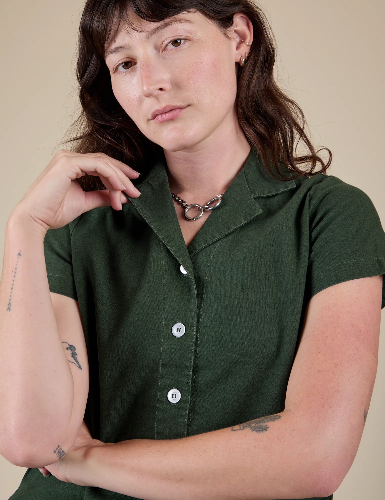 Pantry Button-Up - Swamp Green - Image 22