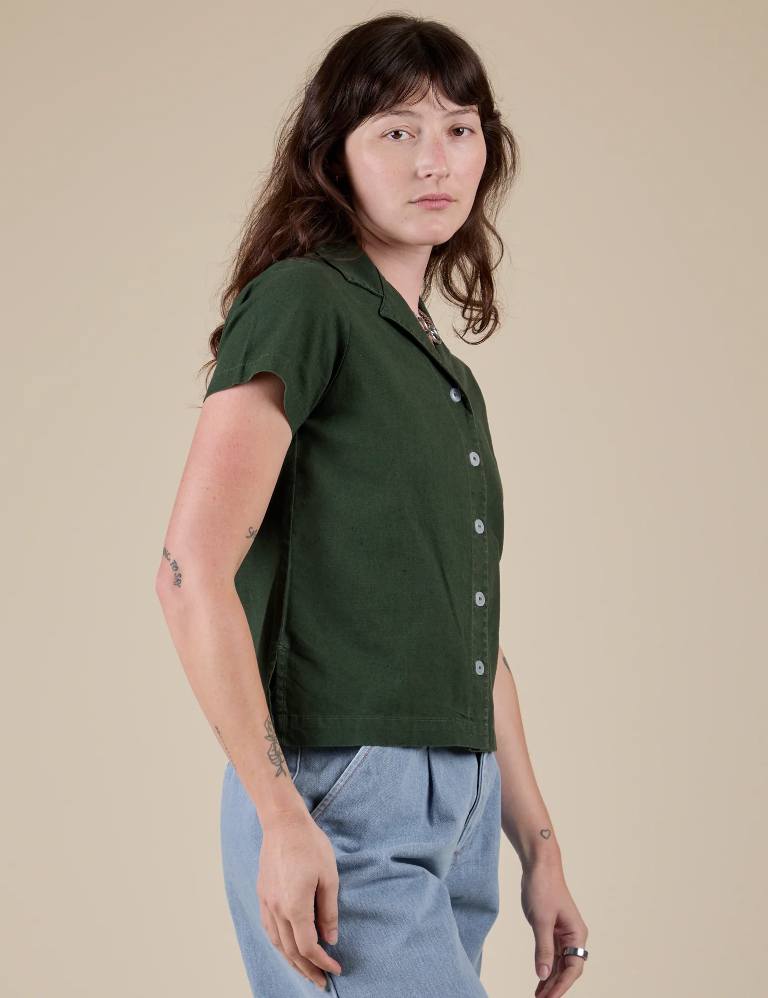 Pantry Button-Up - Swamp Green - Image 24
