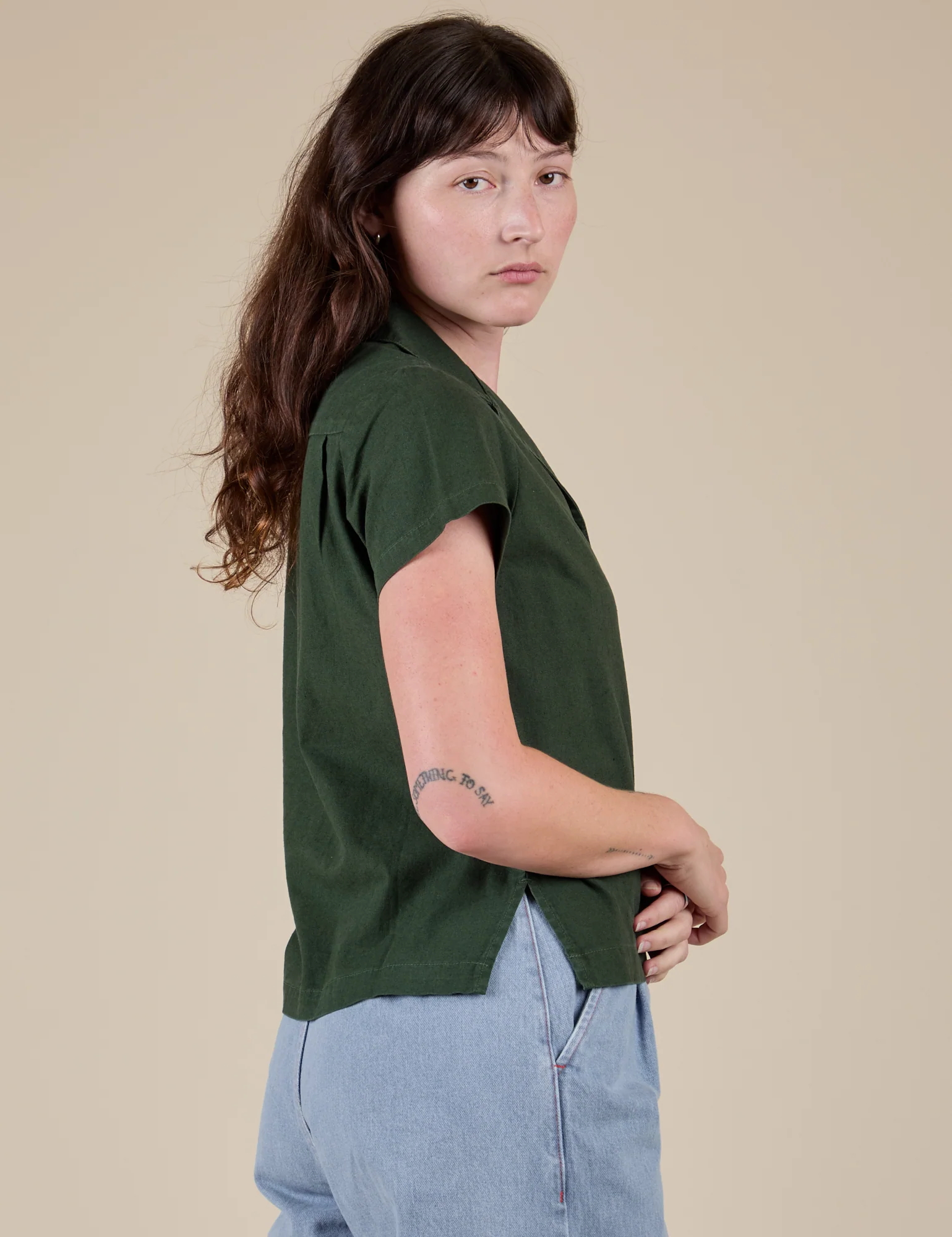 Pantry Button-Up - Swamp Green - Image 26