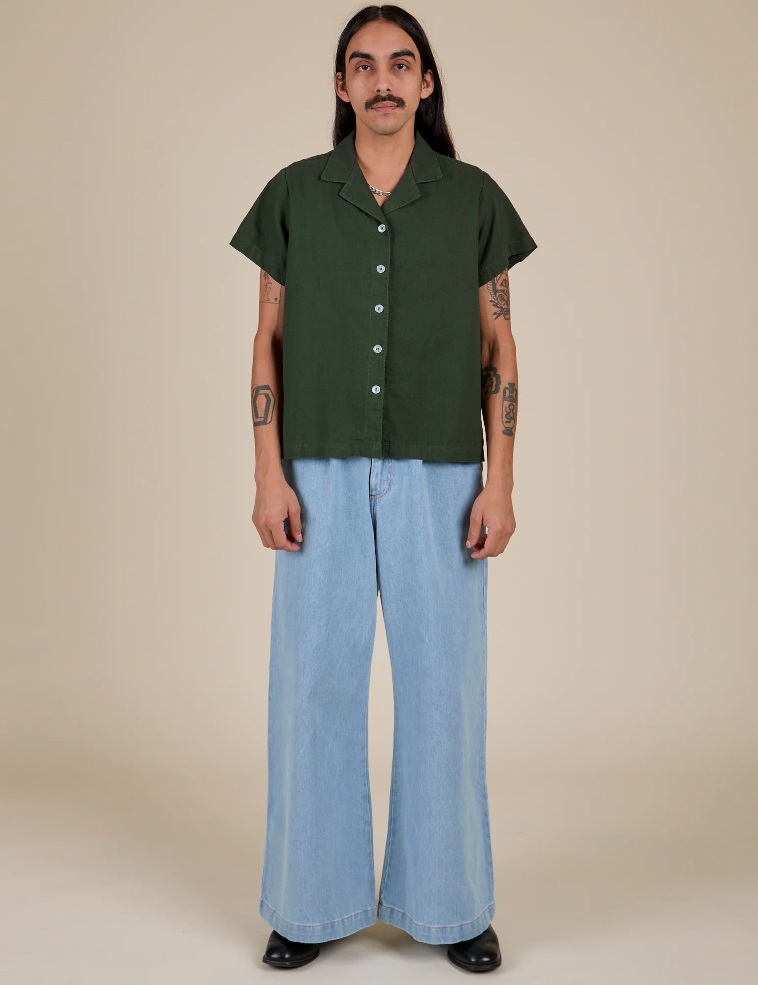 Pantry Button-Up - Swamp Green - Image 6
