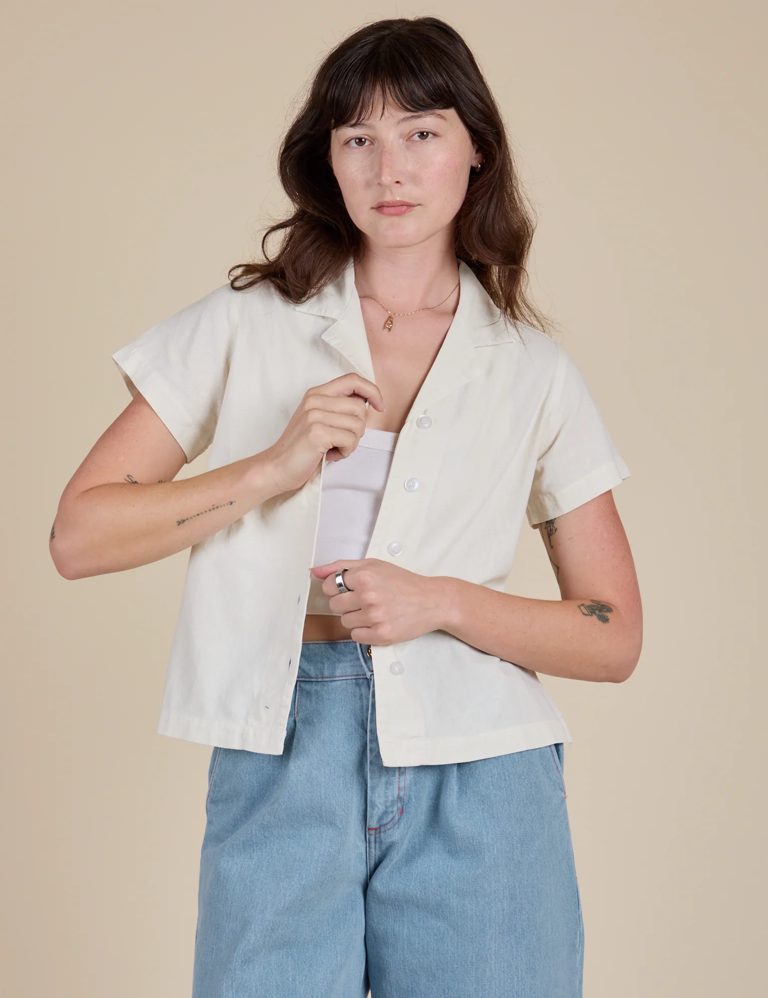 Pantry Button-Up - Vintage Tee White - Image 10