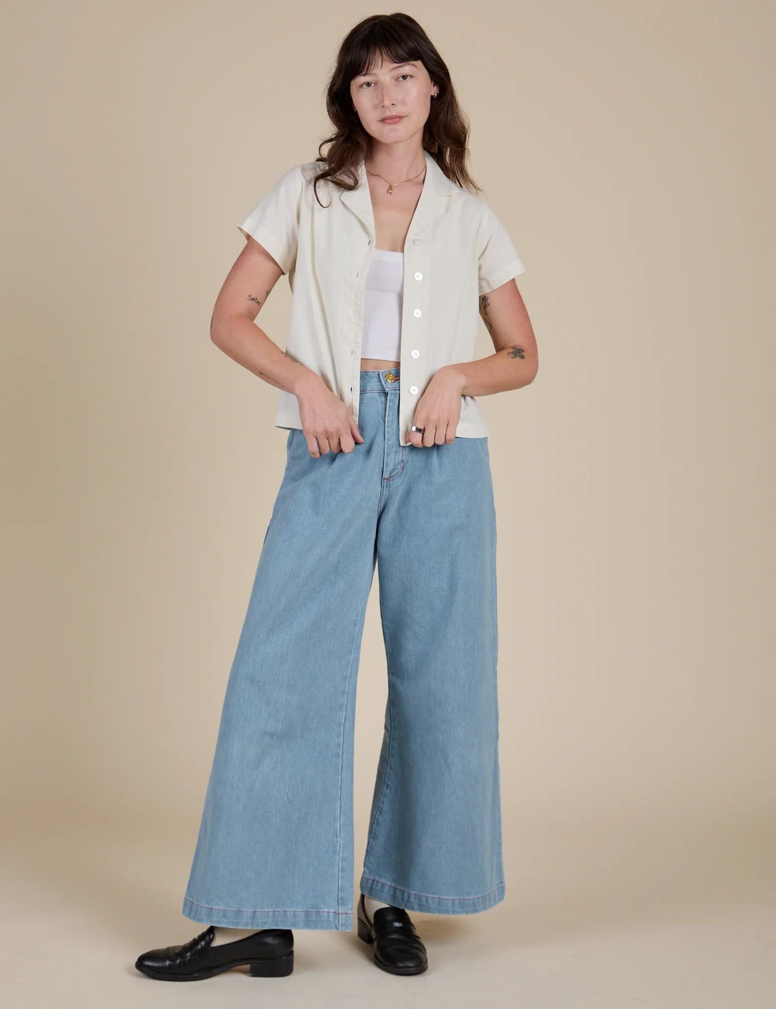 Pantry Button-Up - Vintage Tee White - Image 11