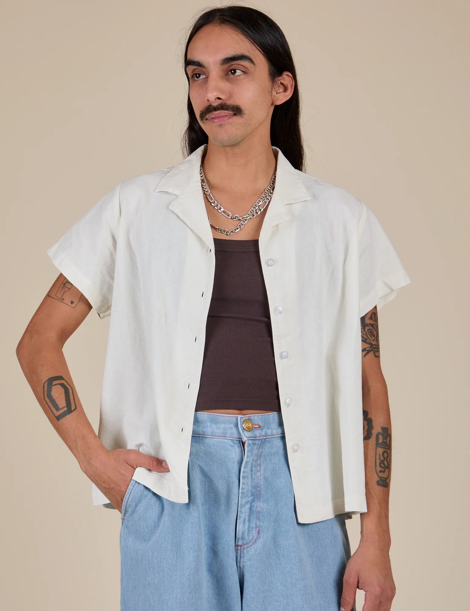Pantry Button-Up - Vintage Tee White - Image 21