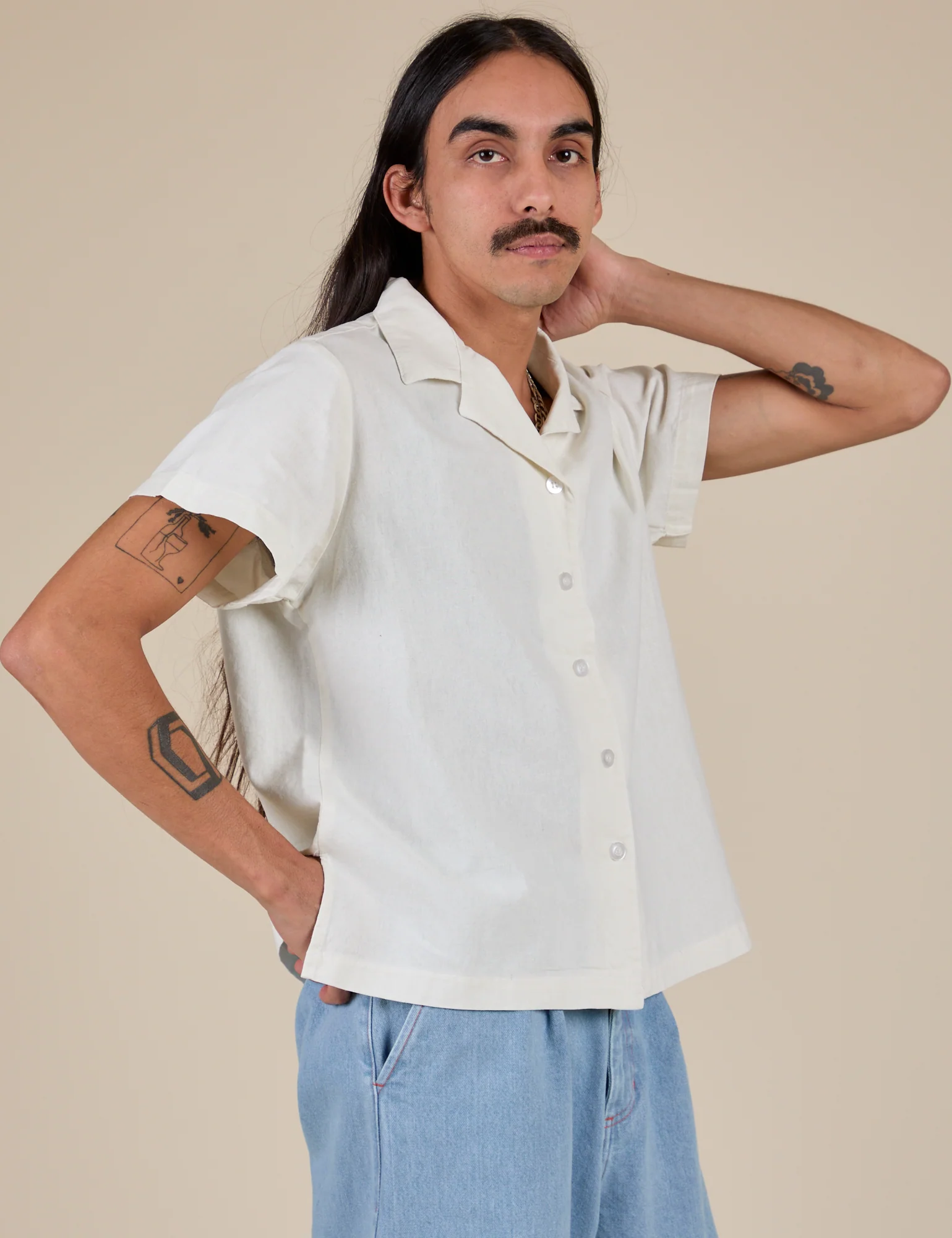 Pantry Button-Up - Vintage Tee White - Image 23