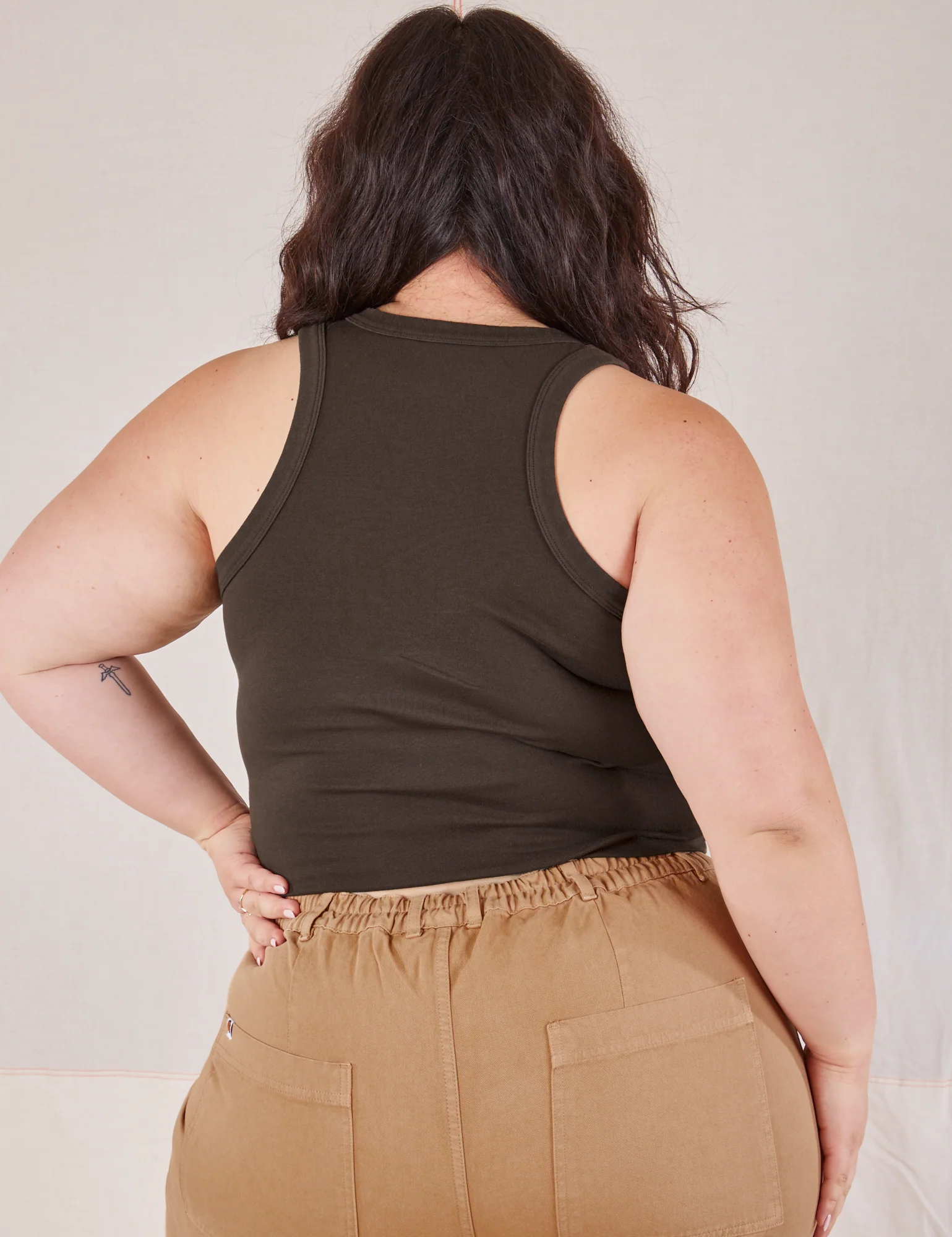 Racerback Tank - Espresso Brown - Image 12