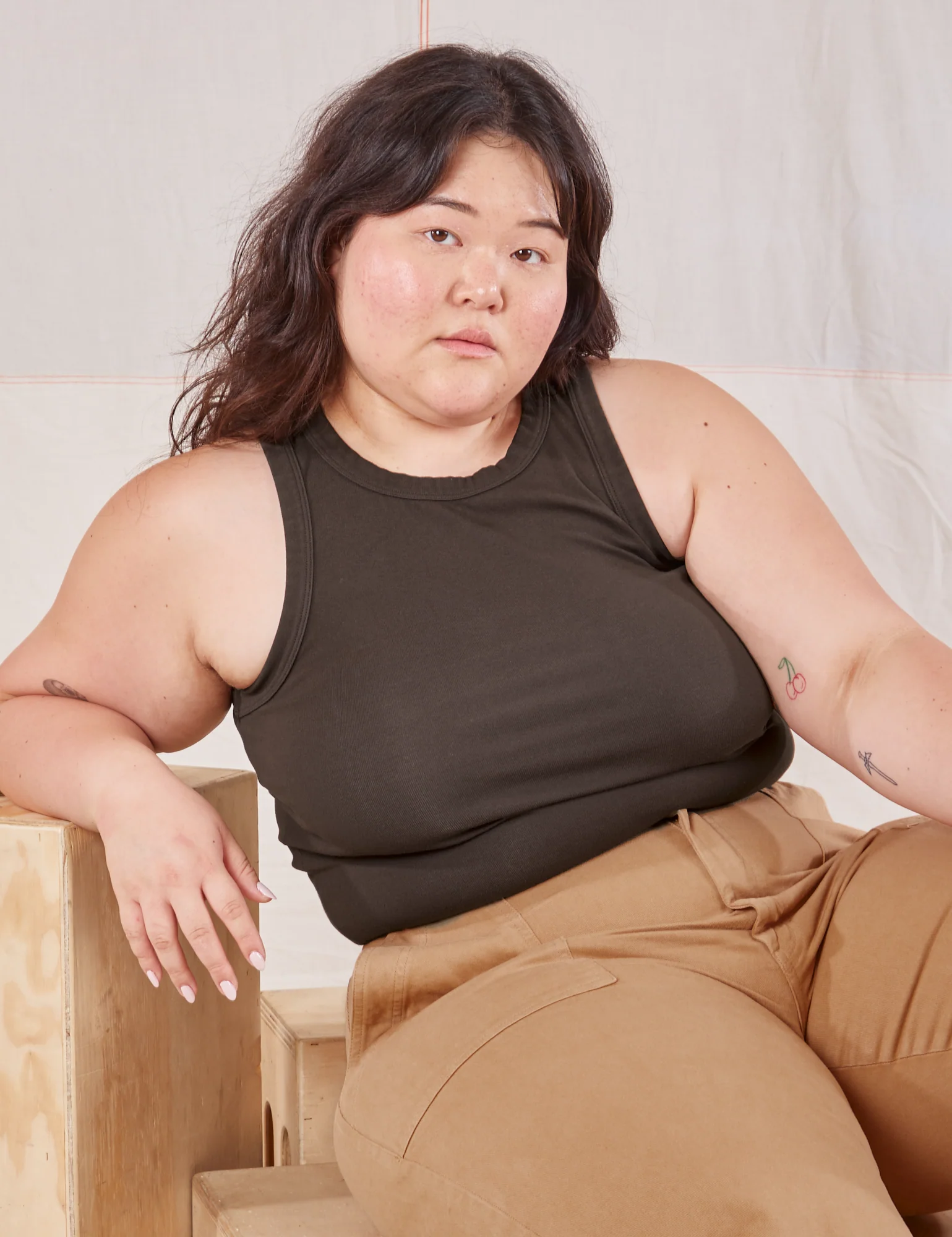 Racerback Tank - Espresso Brown - Image 13