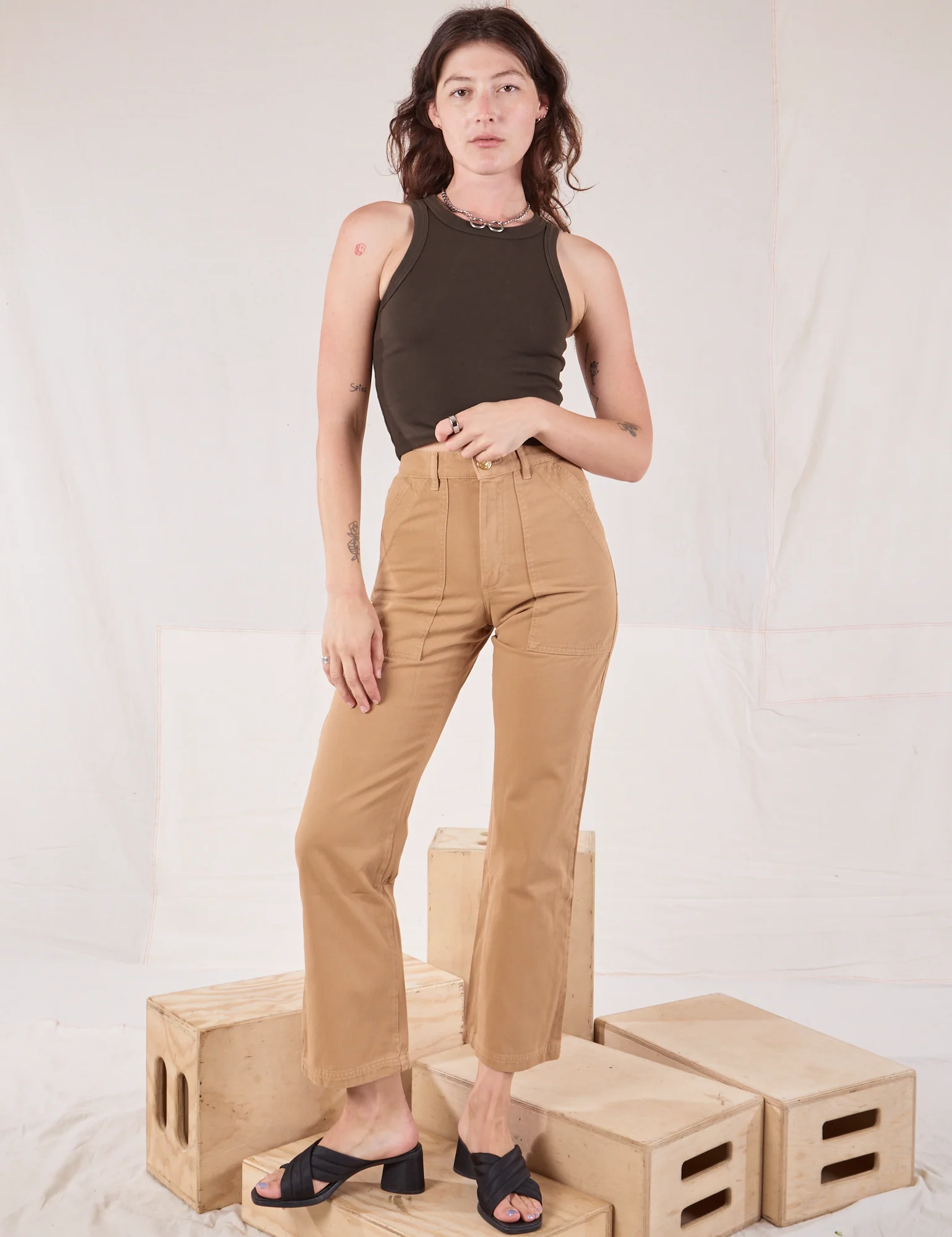 Racerback Tank - Espresso Brown - Image 16