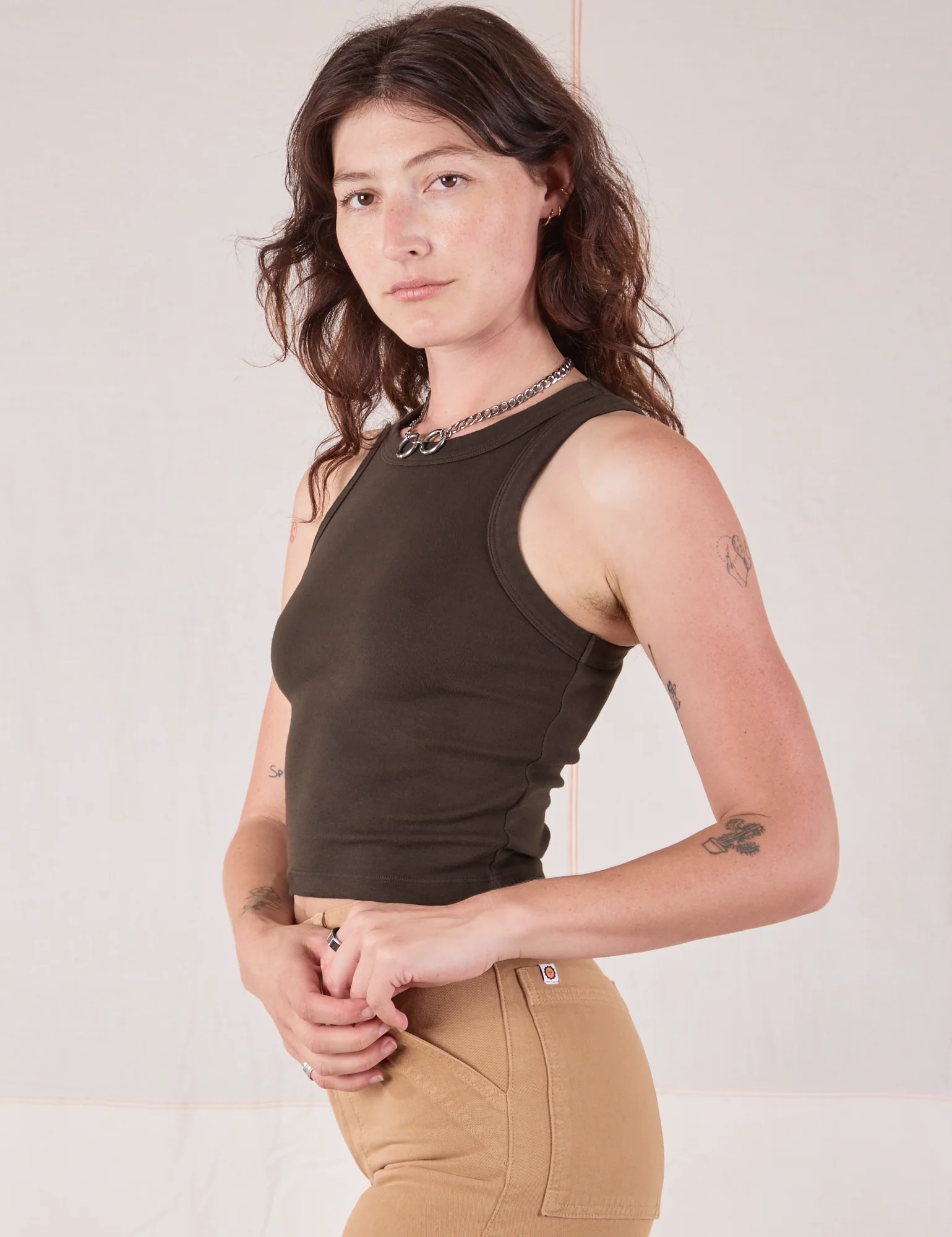 Racerback Tank - Espresso Brown - Image 17