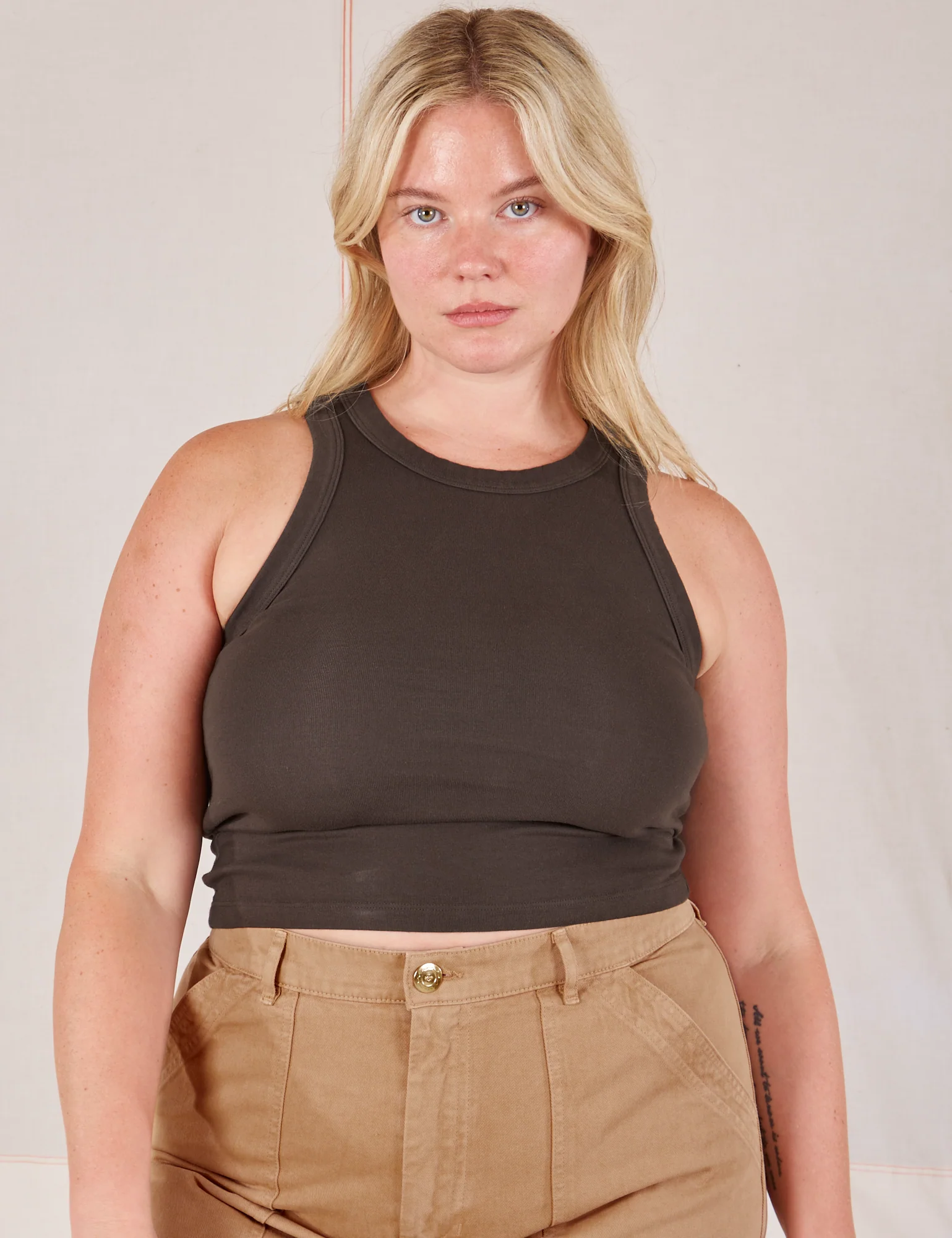 Racerback Tank - Espresso Brown - Image 21