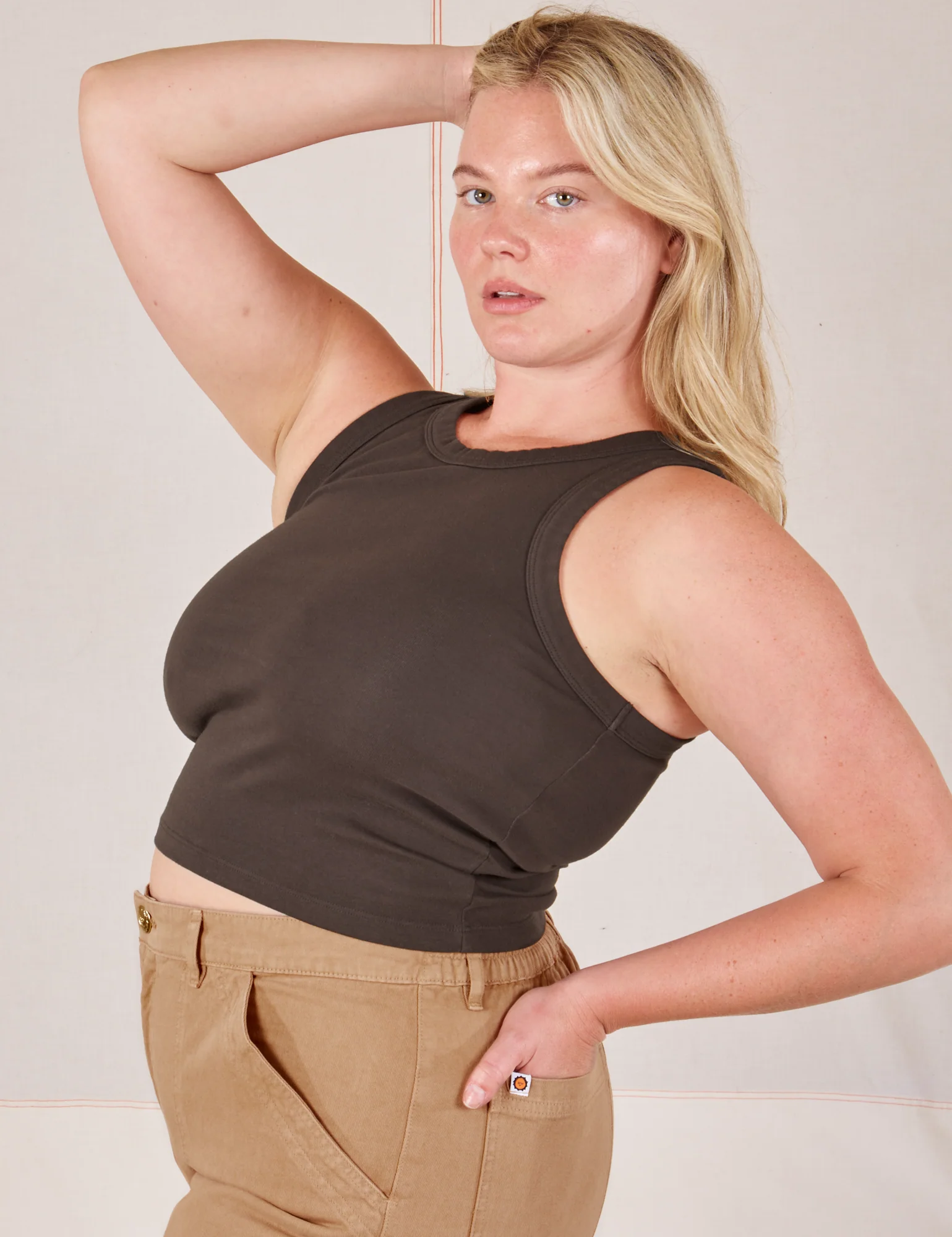 Racerback Tank - Espresso Brown - Image 24