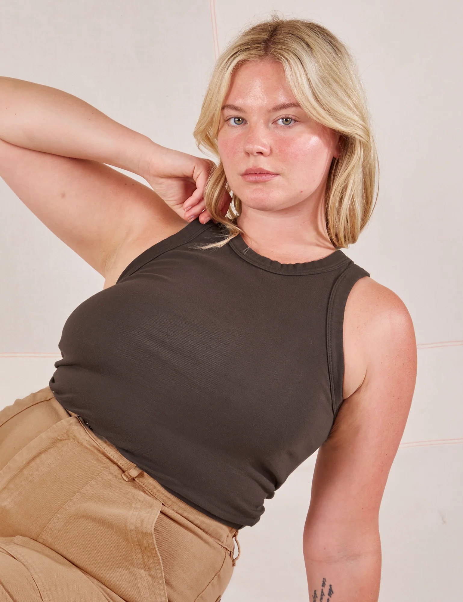 Racerback Tank - Espresso Brown - Image 26