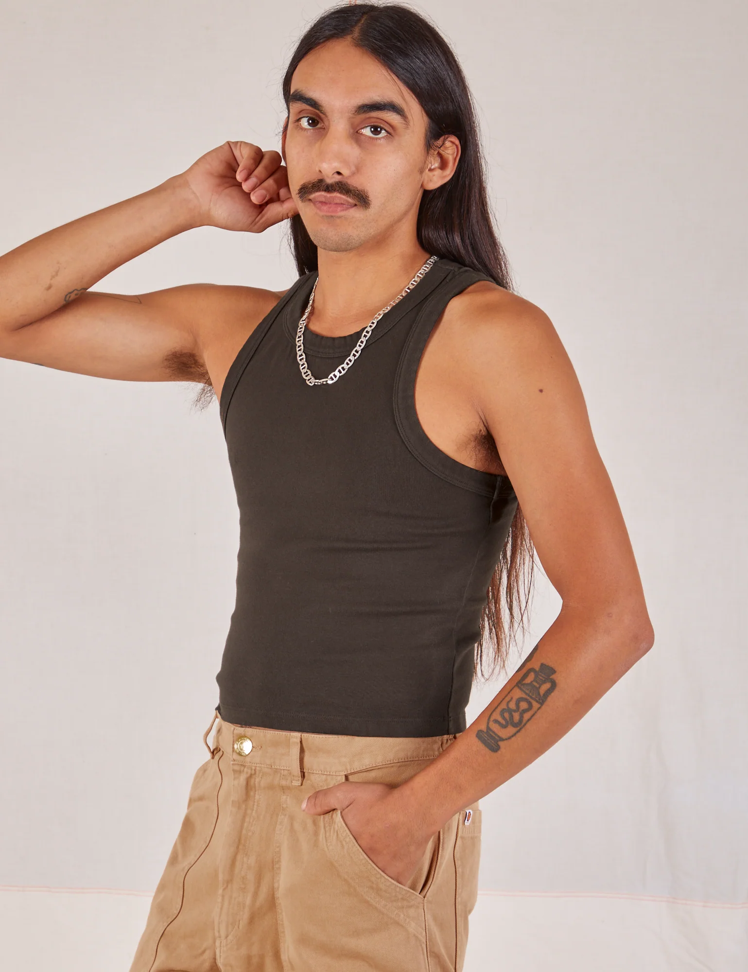 Racerback Tank - Espresso Brown - Image 6